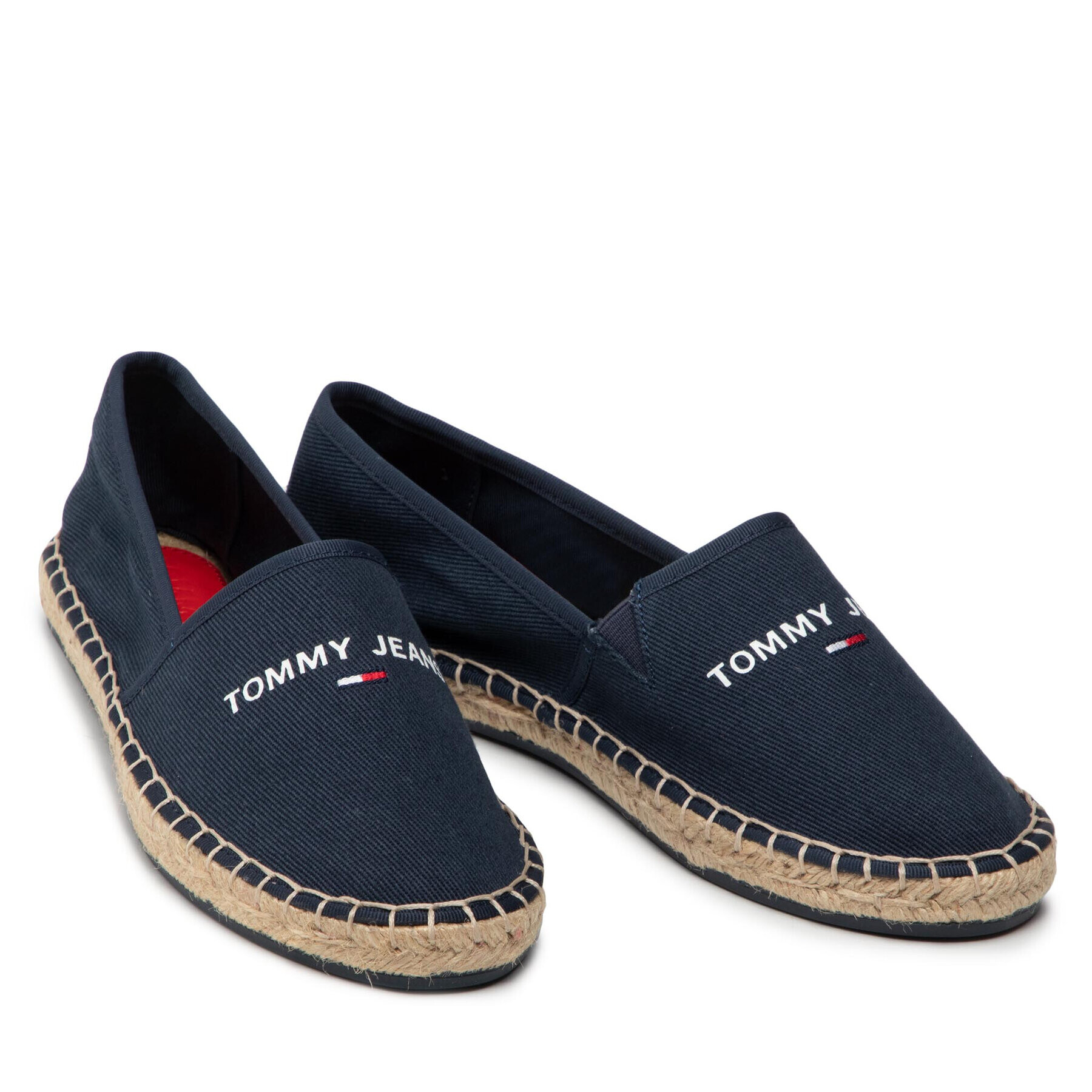 Tommy Jeans Espadrilky Espadrille EN0EN01815 Tmavomodrá - Pepit.sk