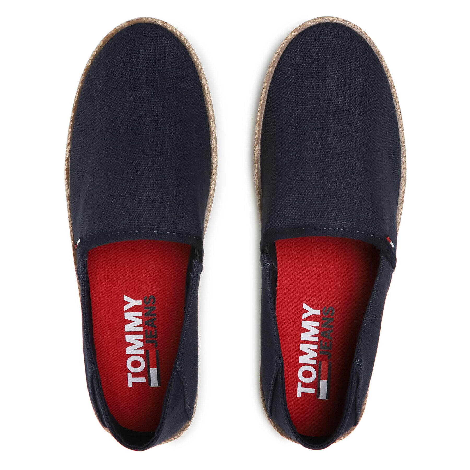 Tommy Jeans Espadrilky Essential Espadrille EM0EM00677 Tmavomodrá - Pepit.sk