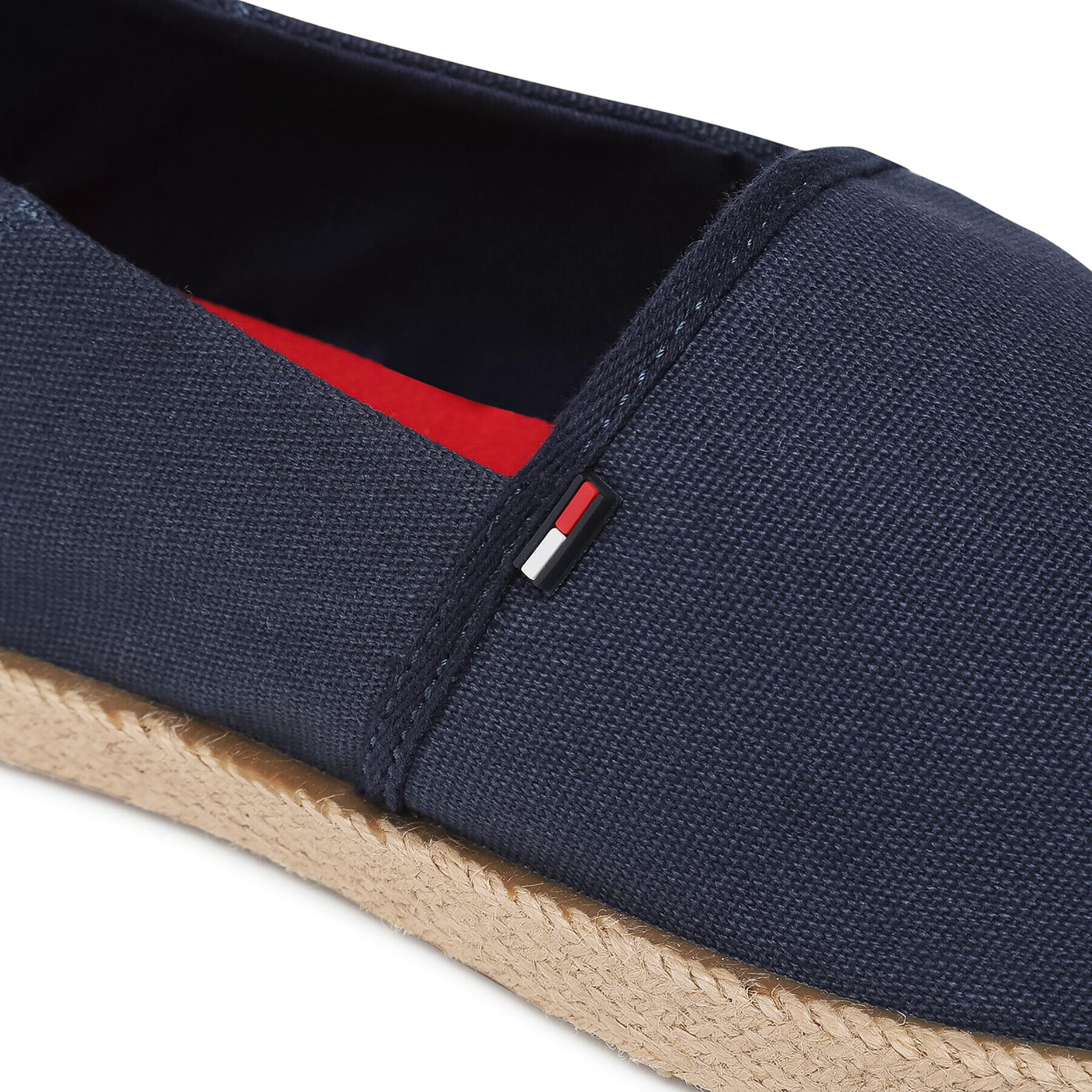 Tommy Jeans Espadrilky Essential Espadrille EM0EM00677 Tmavomodrá - Pepit.sk