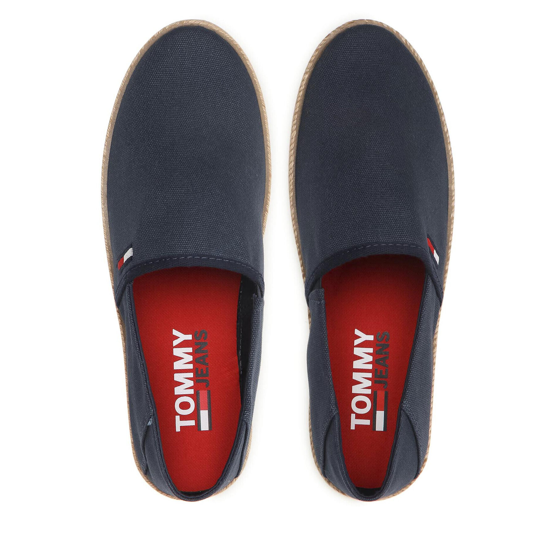 Tommy Jeans Espadrilky Essential Espadrille EM0EM00773 Tmavomodrá - Pepit.sk