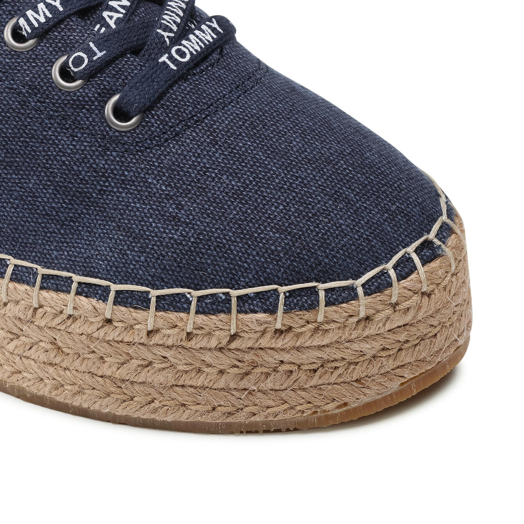 Tommy Jeans Espadrilky Essential Flatform Espadrille EN0EN01434 Tmavomodrá - Pepit.sk