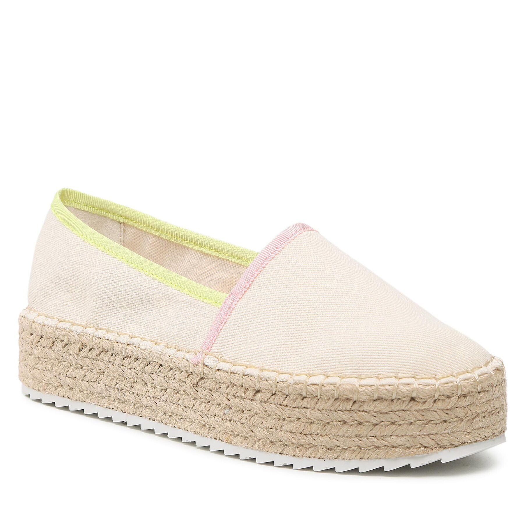 Tommy Jeans Espadrilky Flatform Espadrille EN0EN02078 Béžová - Pepit.sk