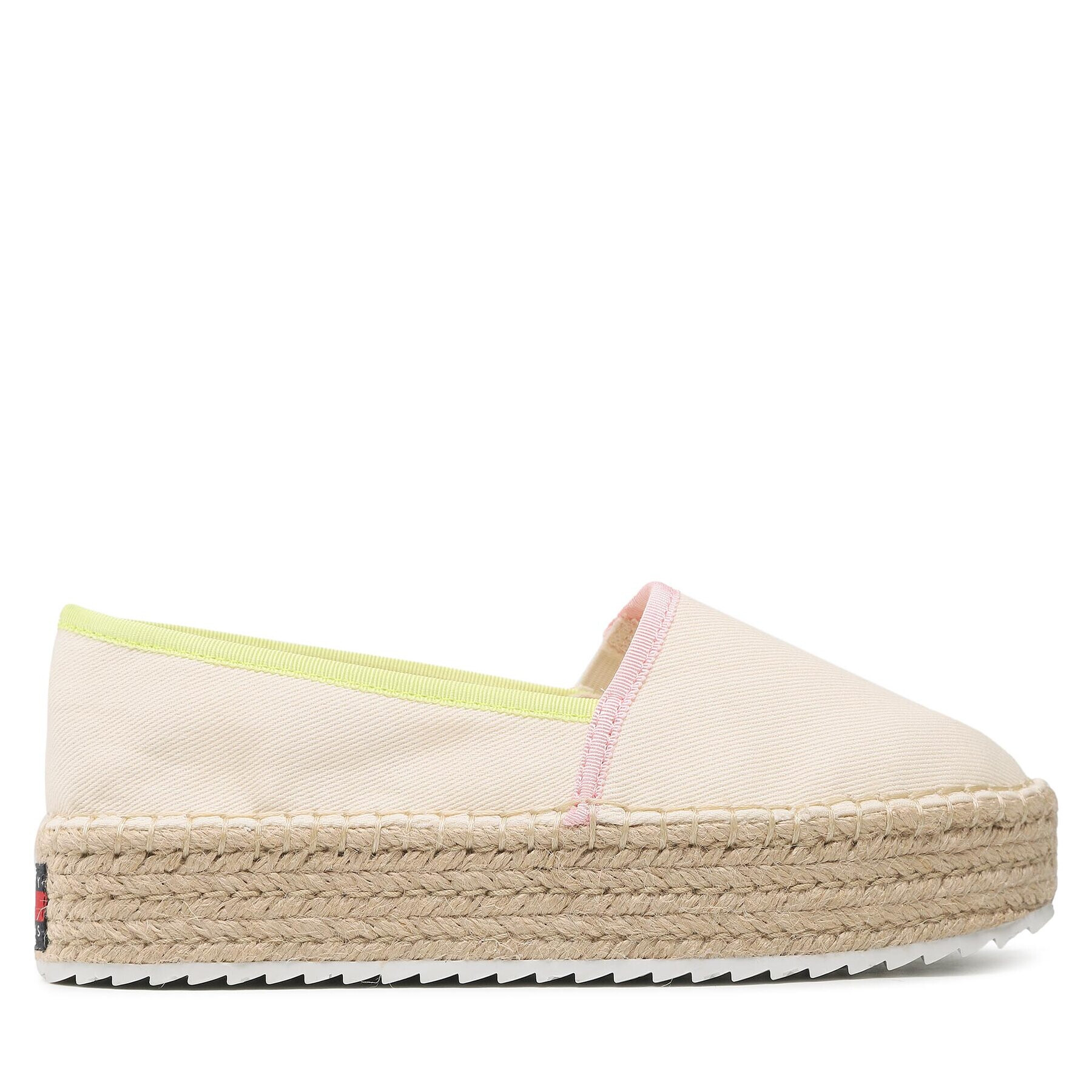 Tommy Jeans Espadrilky Flatform Espadrille EN0EN02078 Béžová - Pepit.sk