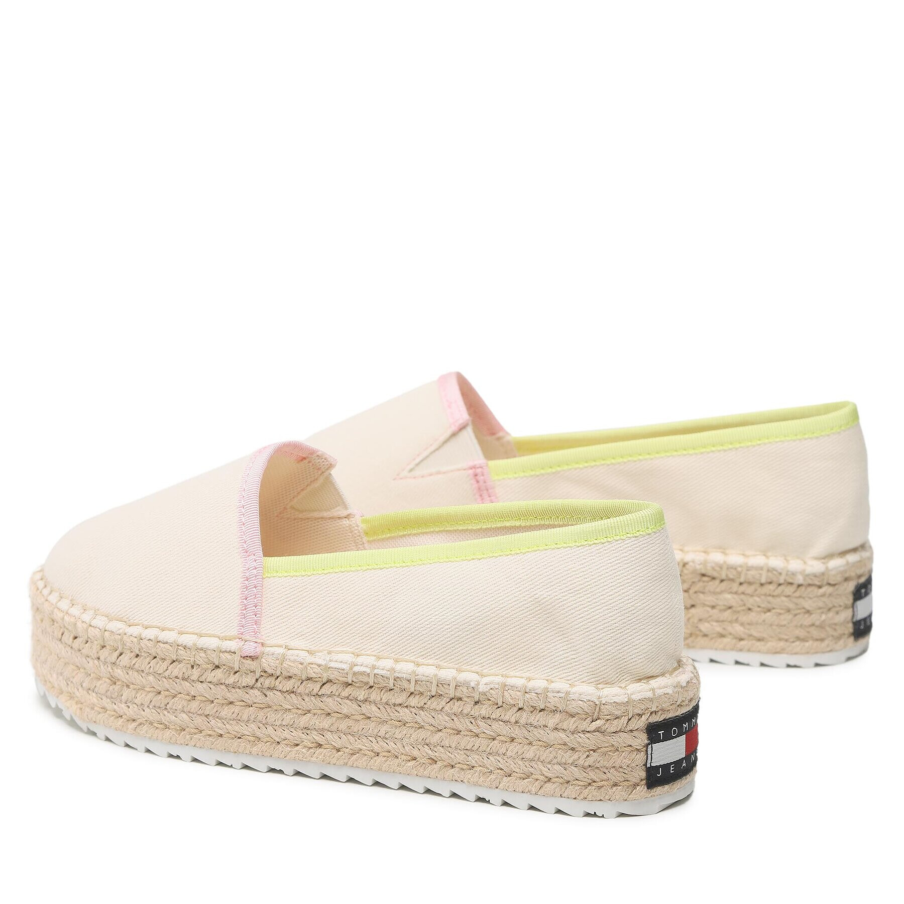 Tommy Jeans Espadrilky Flatform Espadrille EN0EN02078 Béžová - Pepit.sk