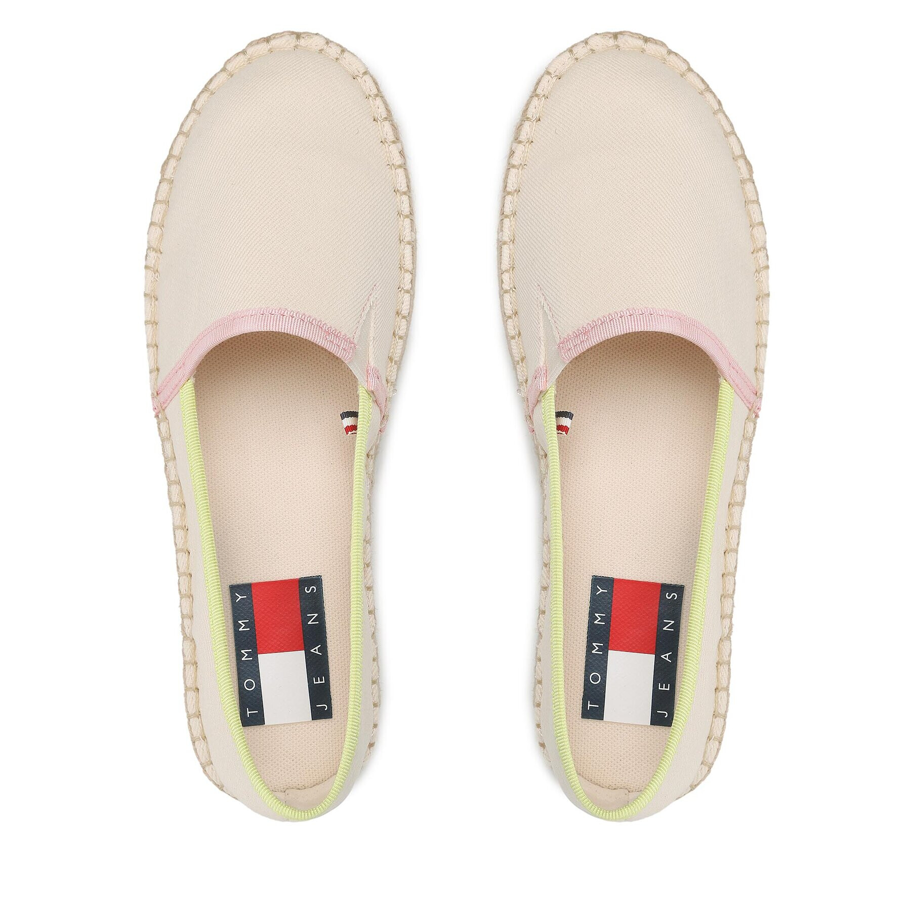 Tommy Jeans Espadrilky Flatform Espadrille EN0EN02078 Béžová - Pepit.sk