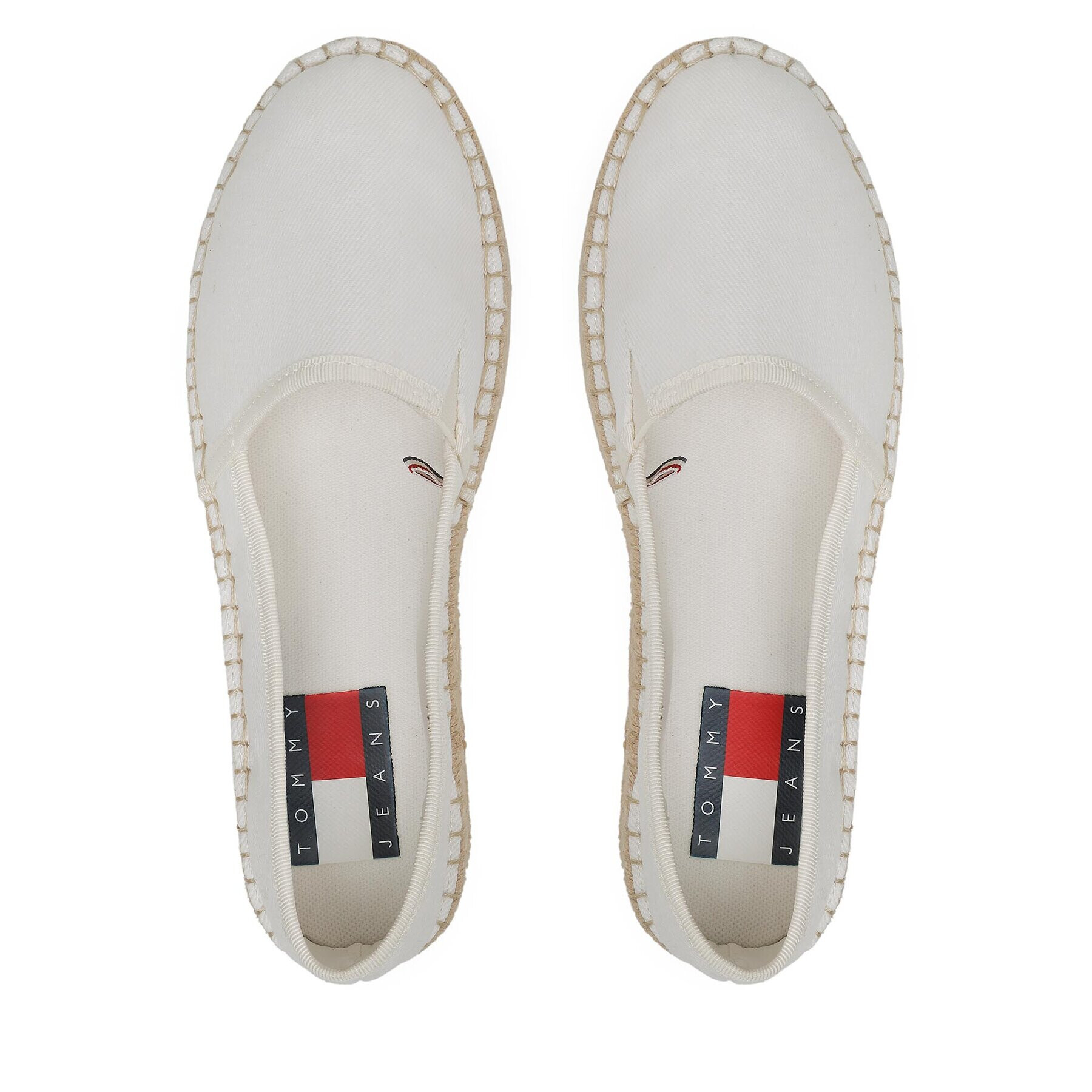 Tommy Jeans Espadrilky Flatform Espadrille EN0EN02078 Biela - Pepit.sk