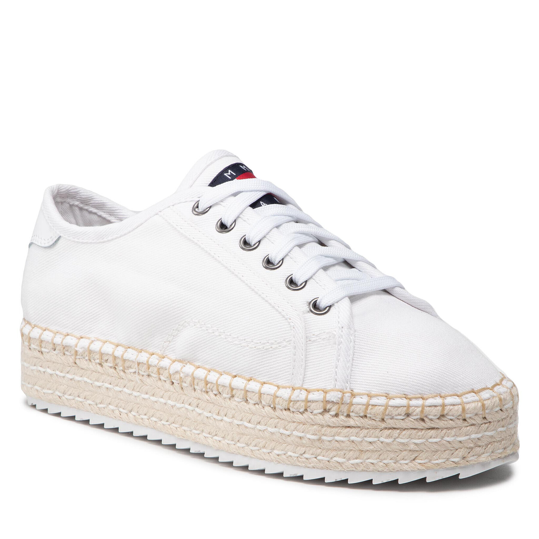 Tommy Jeans Espadrilky Lace Up Esspadrilles EN0EN01813 Biela - Pepit.sk