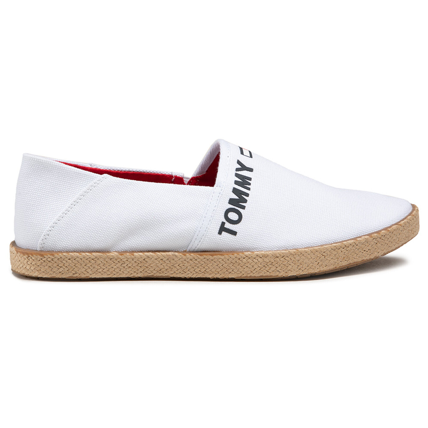 Tommy Jeans Espadrilky Logo Espadrille EM0EM00676 Biela - Pepit.sk