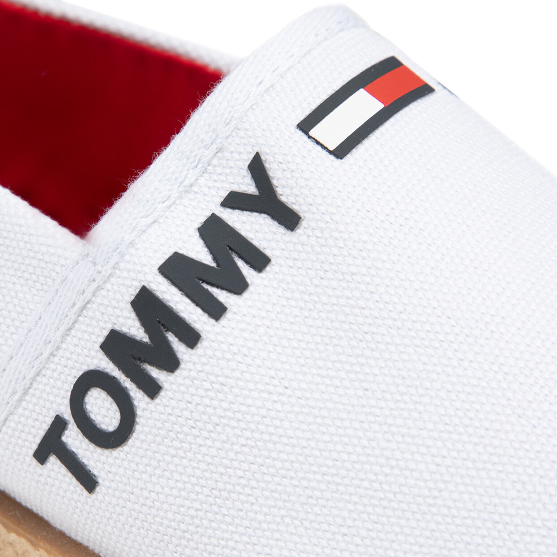 Tommy Jeans Espadrilky Logo Espadrille EM0EM00676 Biela - Pepit.sk