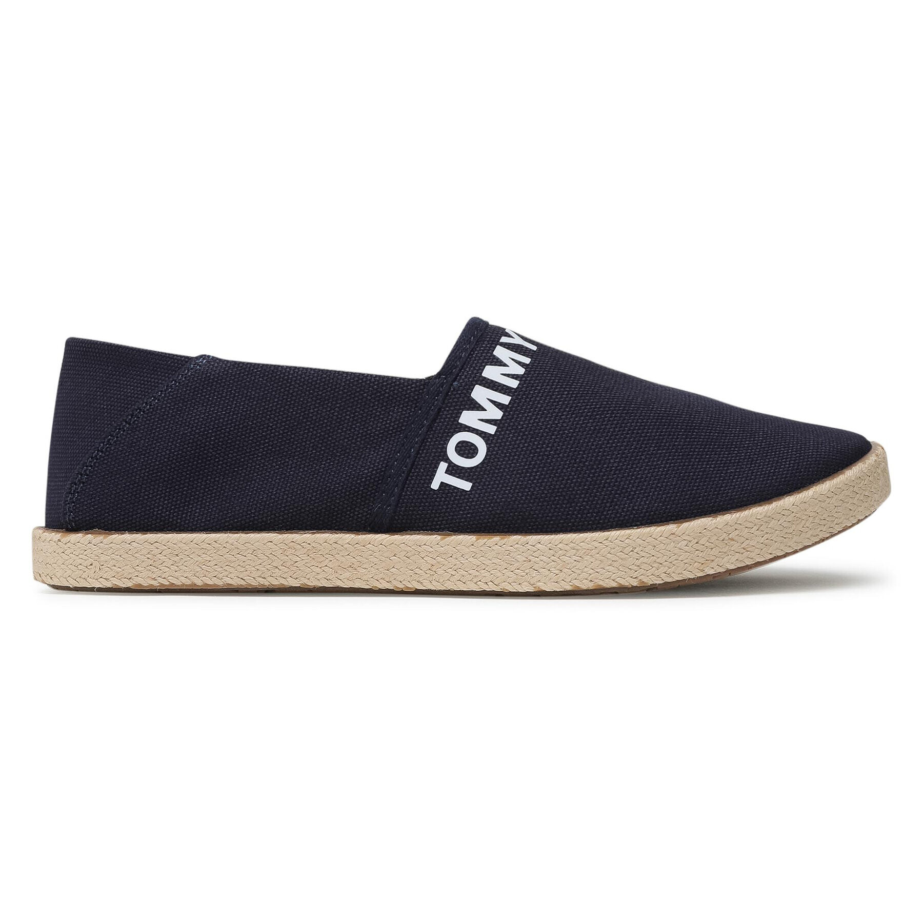 Tommy Jeans Espadrilky Logo Espadrille EM0EM00676C87 Tmavomodrá - Pepit.sk