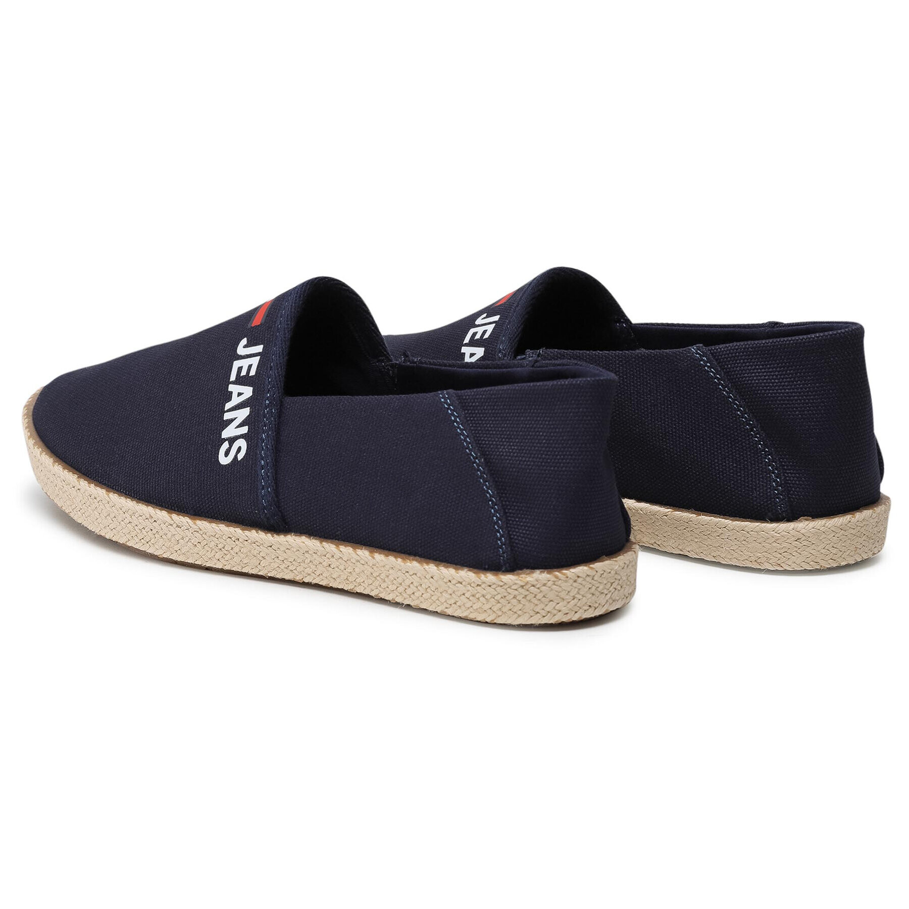 Tommy Jeans Espadrilky Logo Espadrille EM0EM00676C87 Tmavomodrá - Pepit.sk