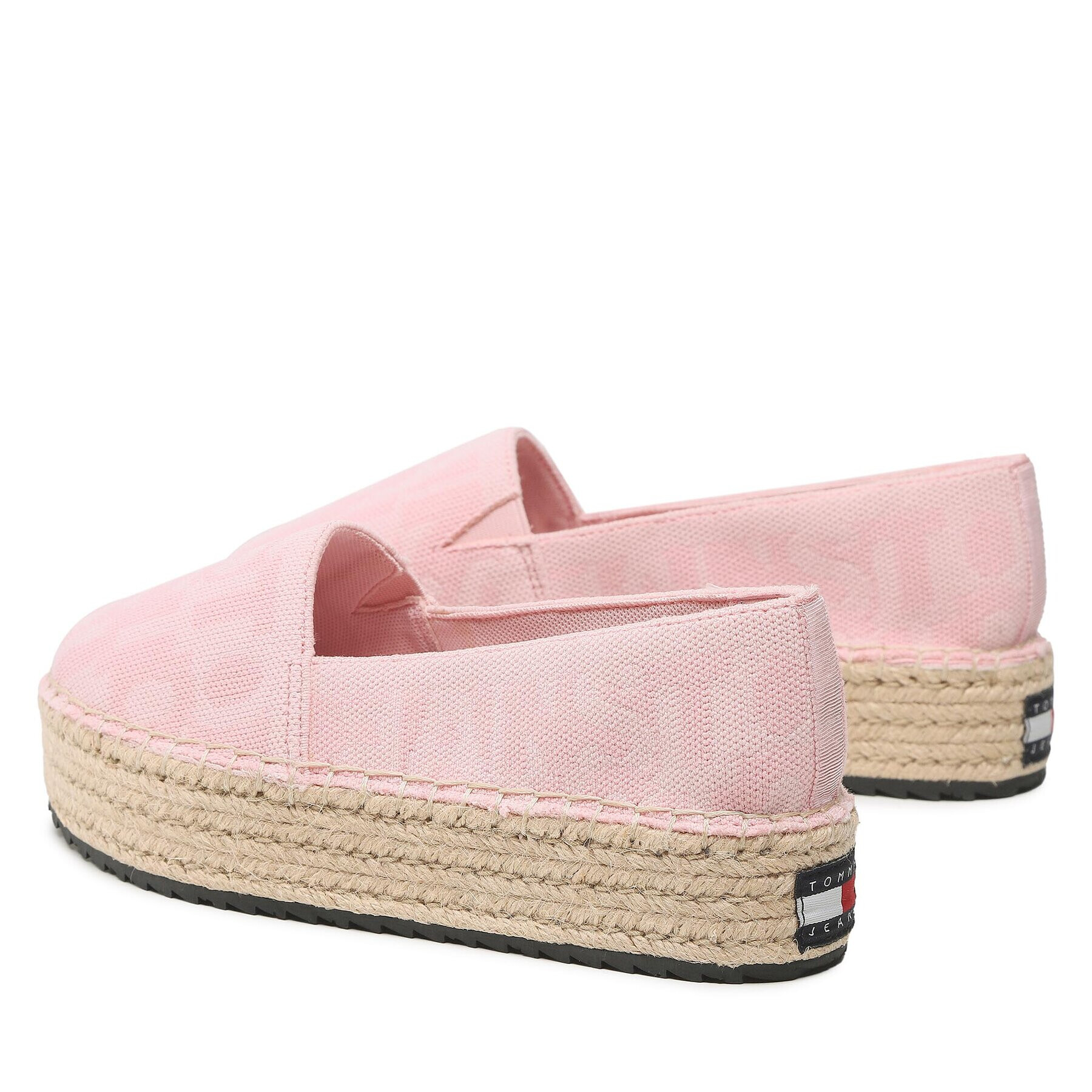 Tommy Jeans Espadrilky Logomania Espadrille EN0EN02079 Ružová - Pepit.sk