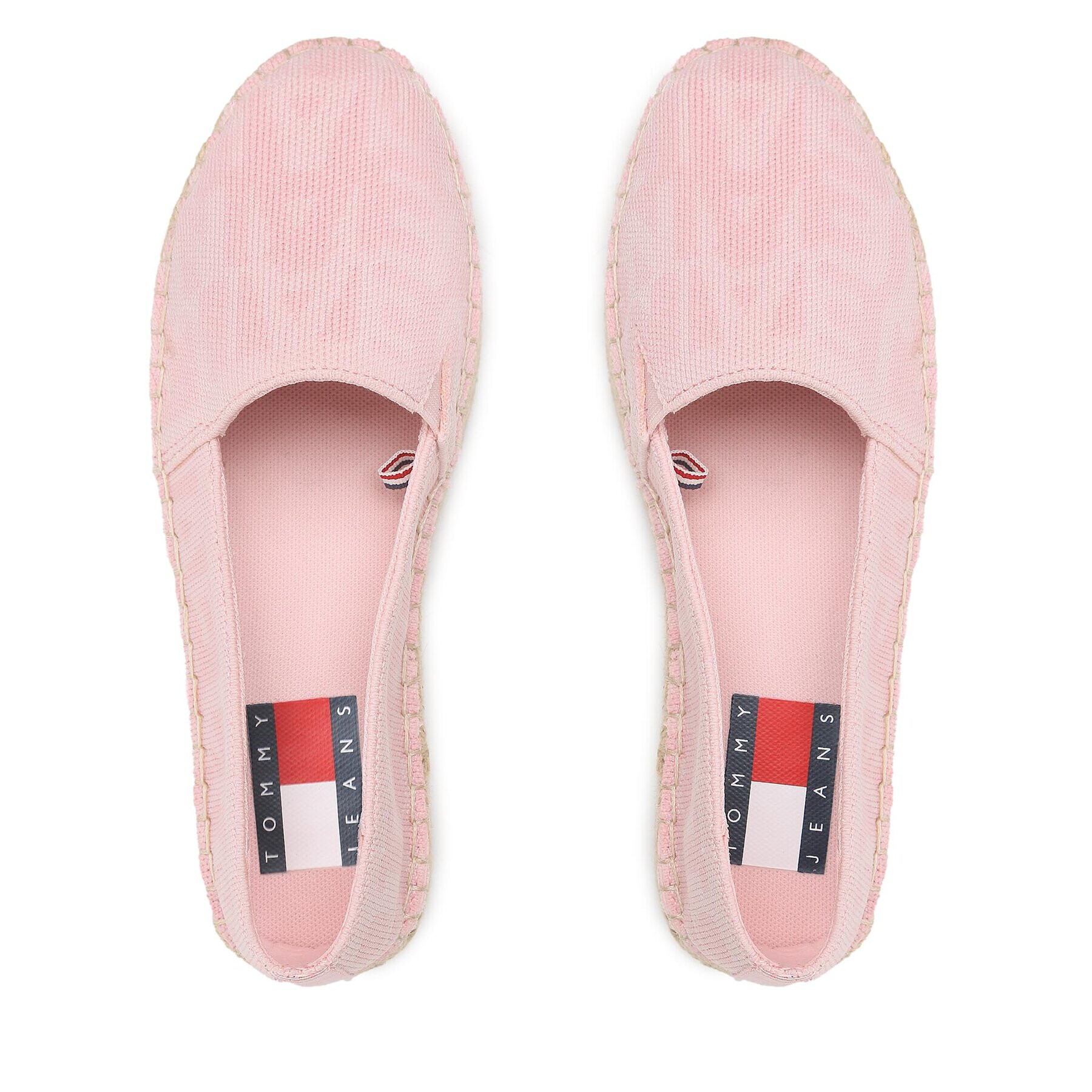 Tommy Jeans Espadrilky Logomania Espadrille EN0EN02079 Ružová - Pepit.sk