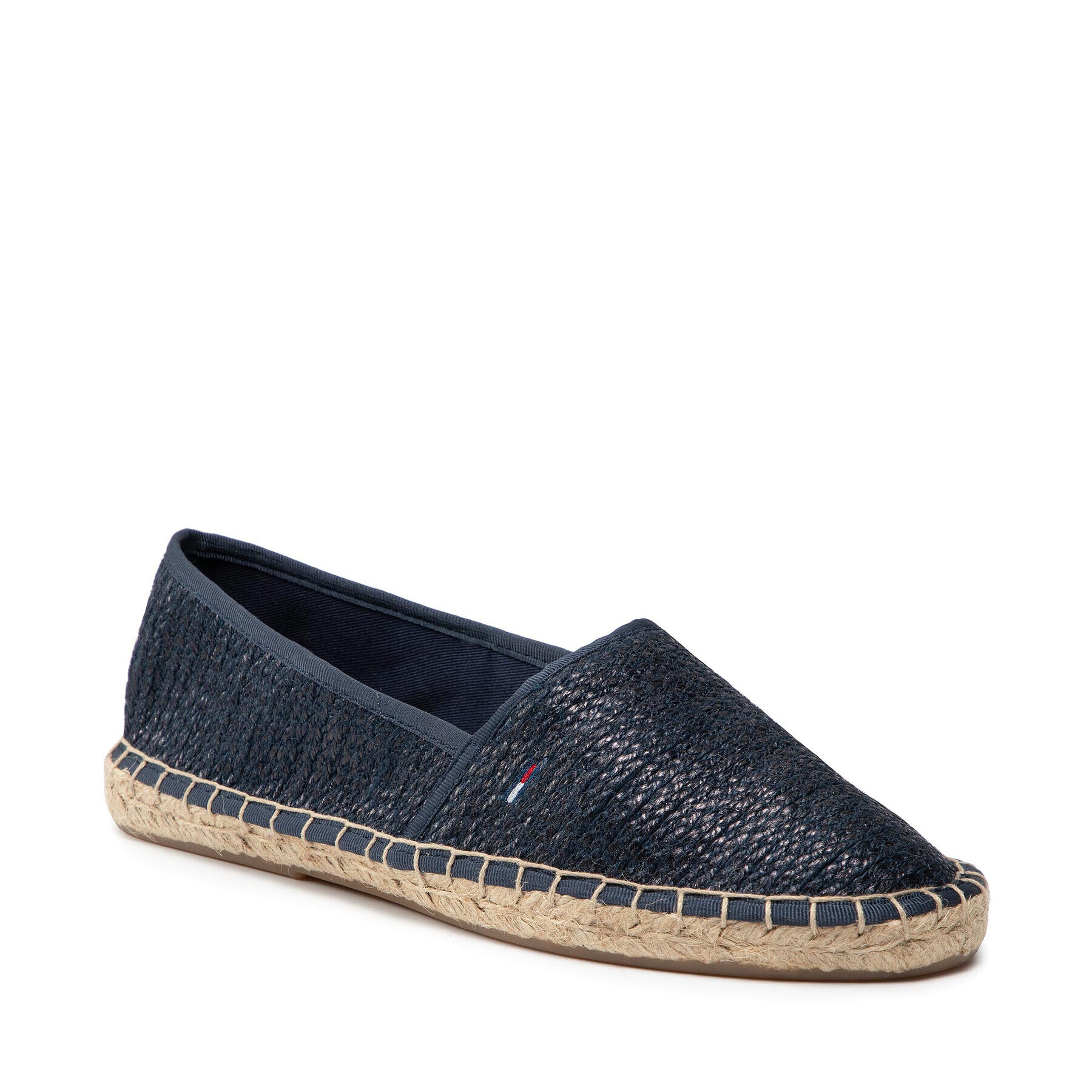 Tommy Jeans Espadrilky Monochrome Espadrille EN0EN01272 Tmavomodrá - Pepit.sk