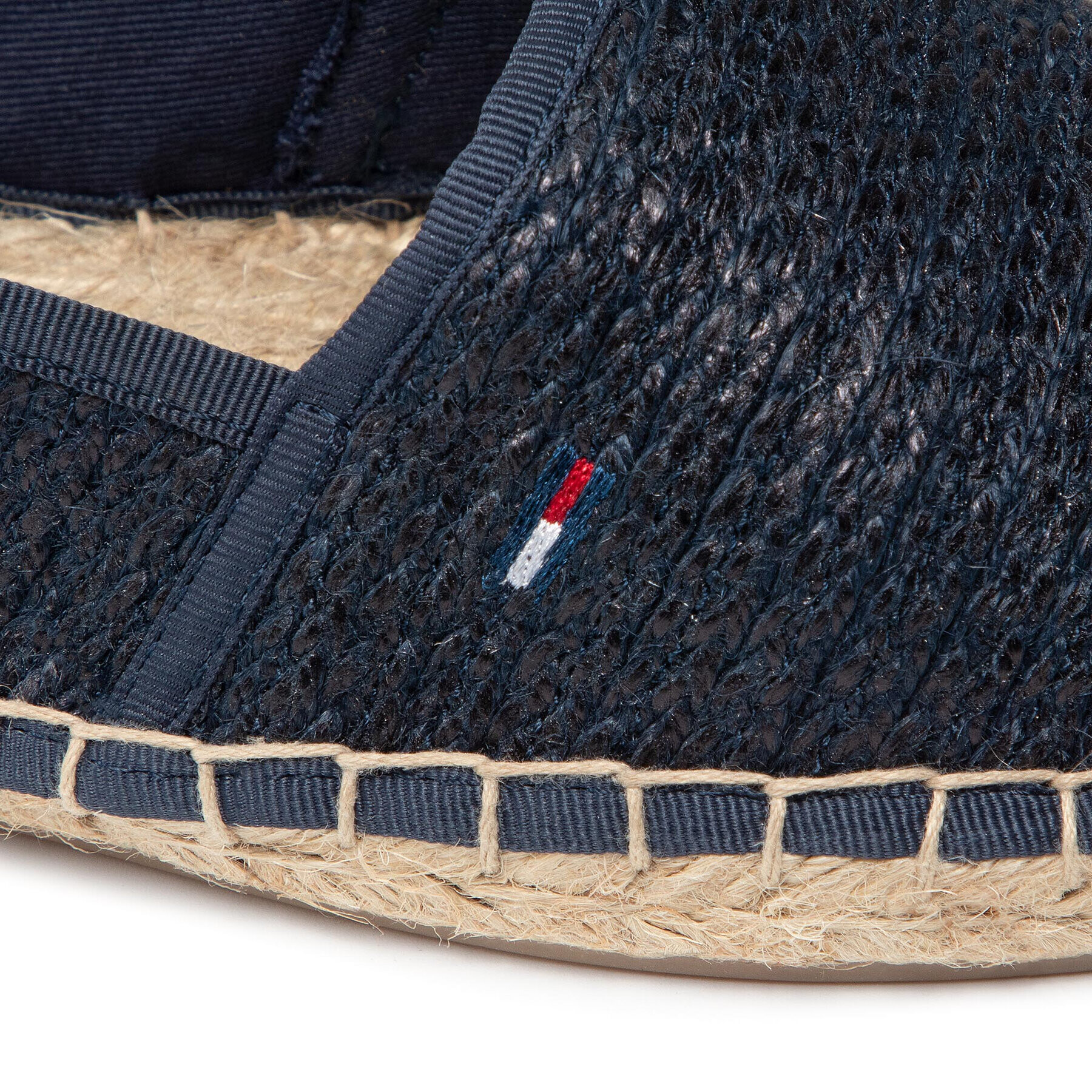 Tommy Jeans Espadrilky Monochrome Espadrille EN0EN01272 Tmavomodrá - Pepit.sk