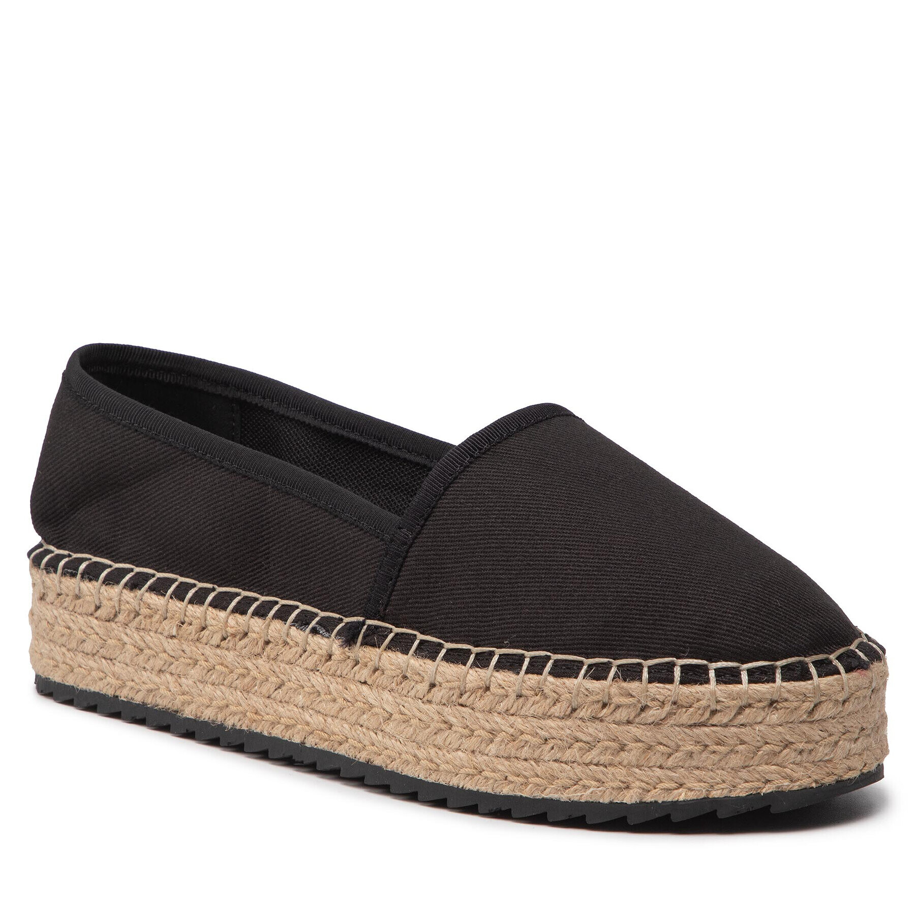 Tommy Jeans Espadrilky Platform Espadrille EN0EN01832 Čierna - Pepit.sk