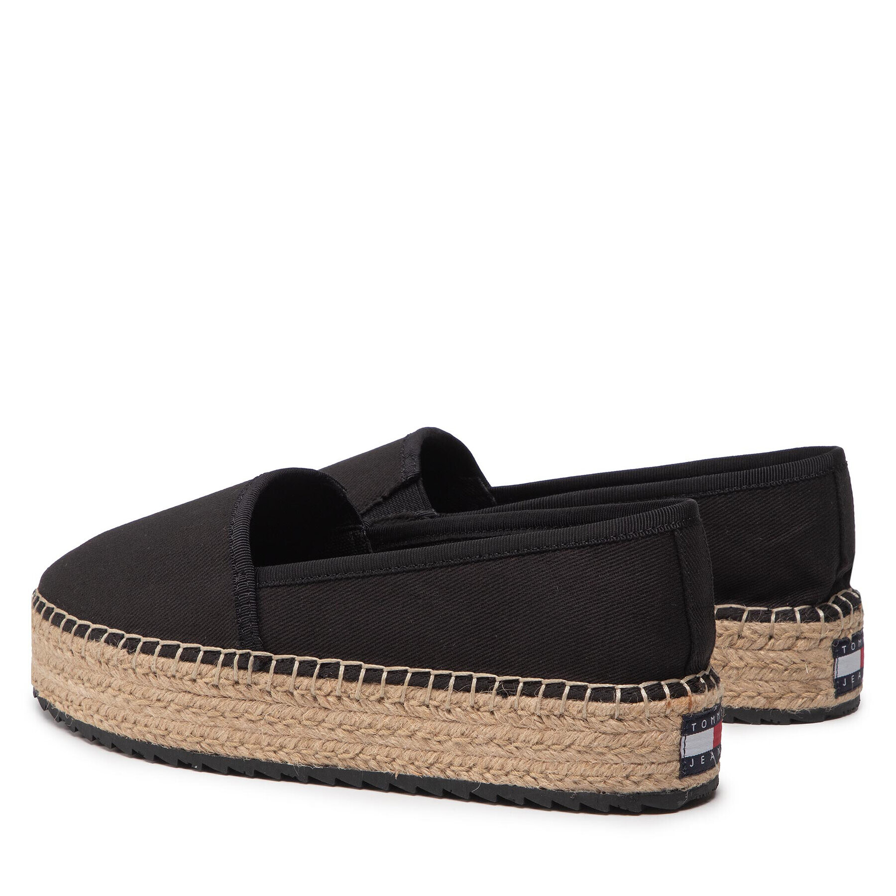 Tommy Jeans Espadrilky Platform Espadrille EN0EN01832 Čierna - Pepit.sk