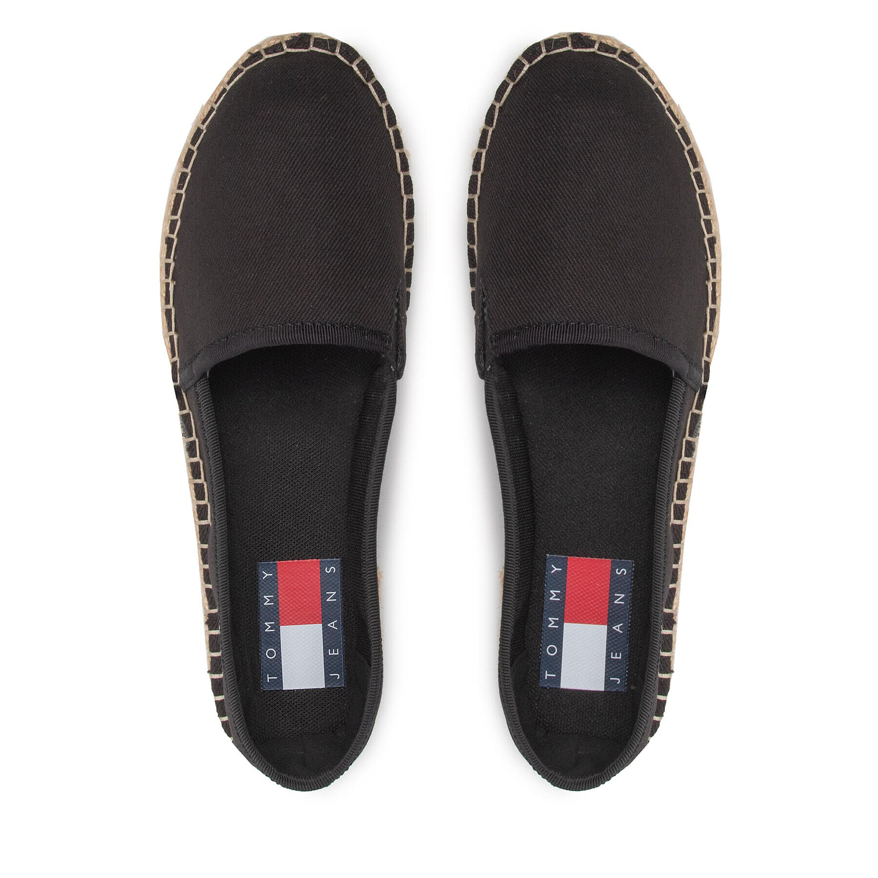 Tommy Jeans Espadrilky Platform Espadrille EN0EN01832 Čierna - Pepit.sk