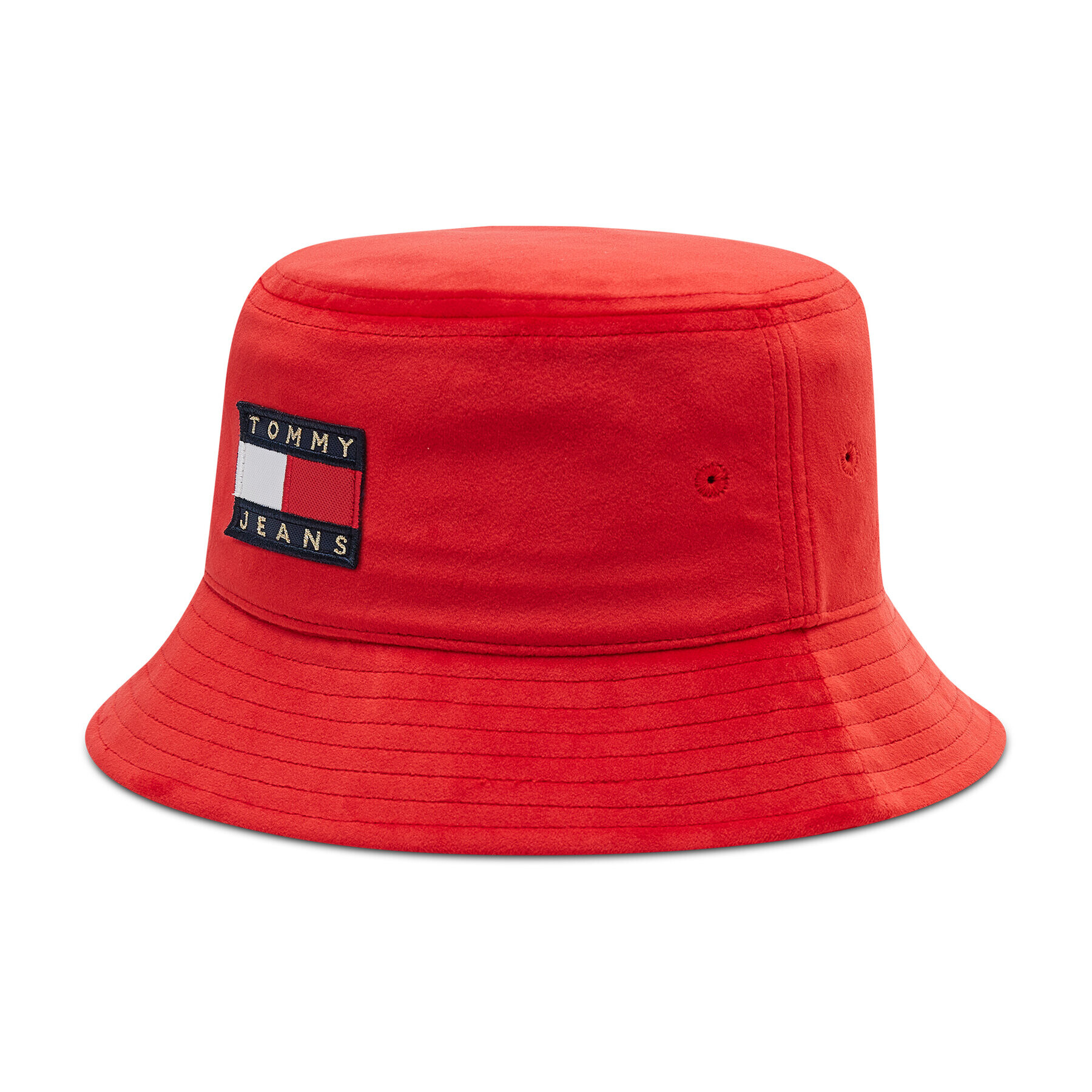 Tommy Jeans Klobúk Tjw Heritage Velvet Bucket AW0AW11096 Červená - Pepit.sk