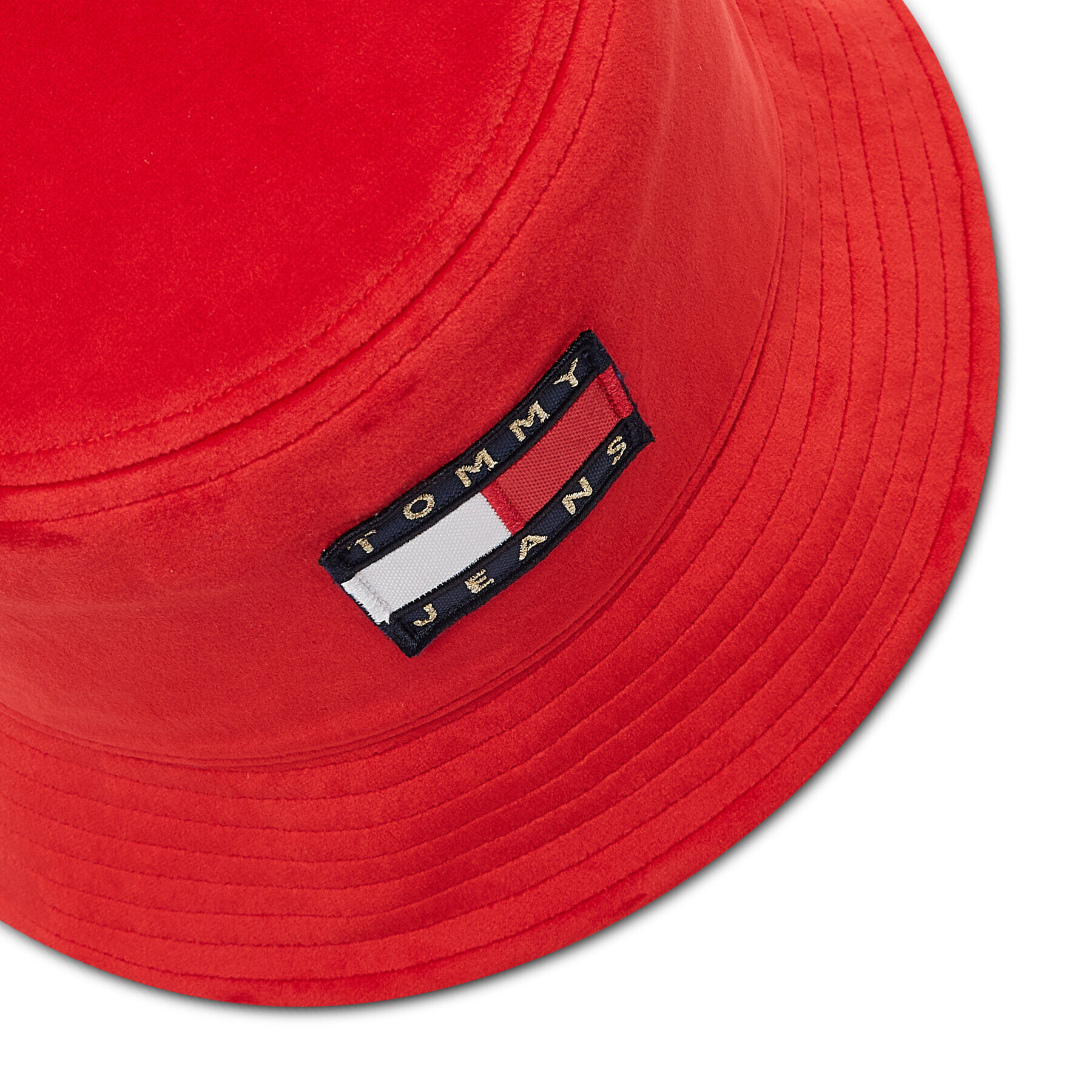 Tommy Jeans Klobúk Tjw Heritage Velvet Bucket AW0AW11096 Červená - Pepit.sk