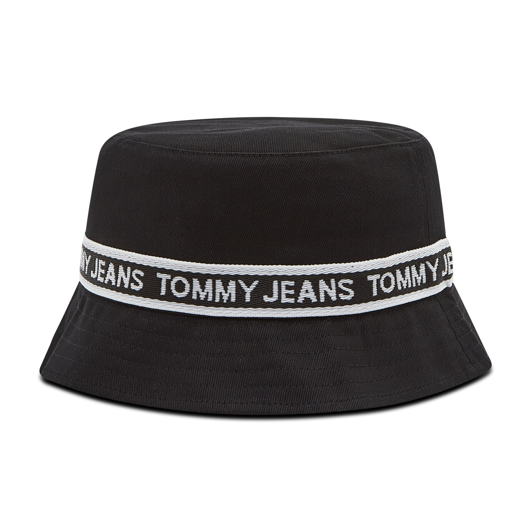 Tommy Jeans Klobúk Tjw Mini Logo Tape Bucket AW0AW09768 Čierna - Pepit.sk