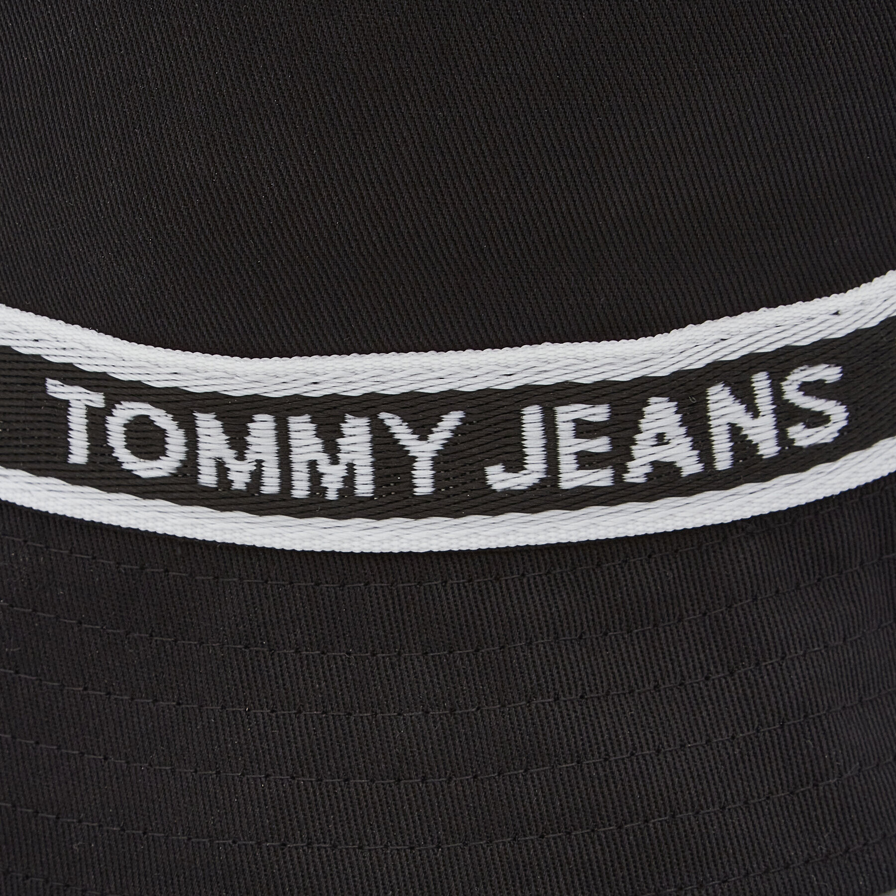 Tommy Jeans Klobúk Tjw Mini Logo Tape Bucket AW0AW09768 Čierna - Pepit.sk