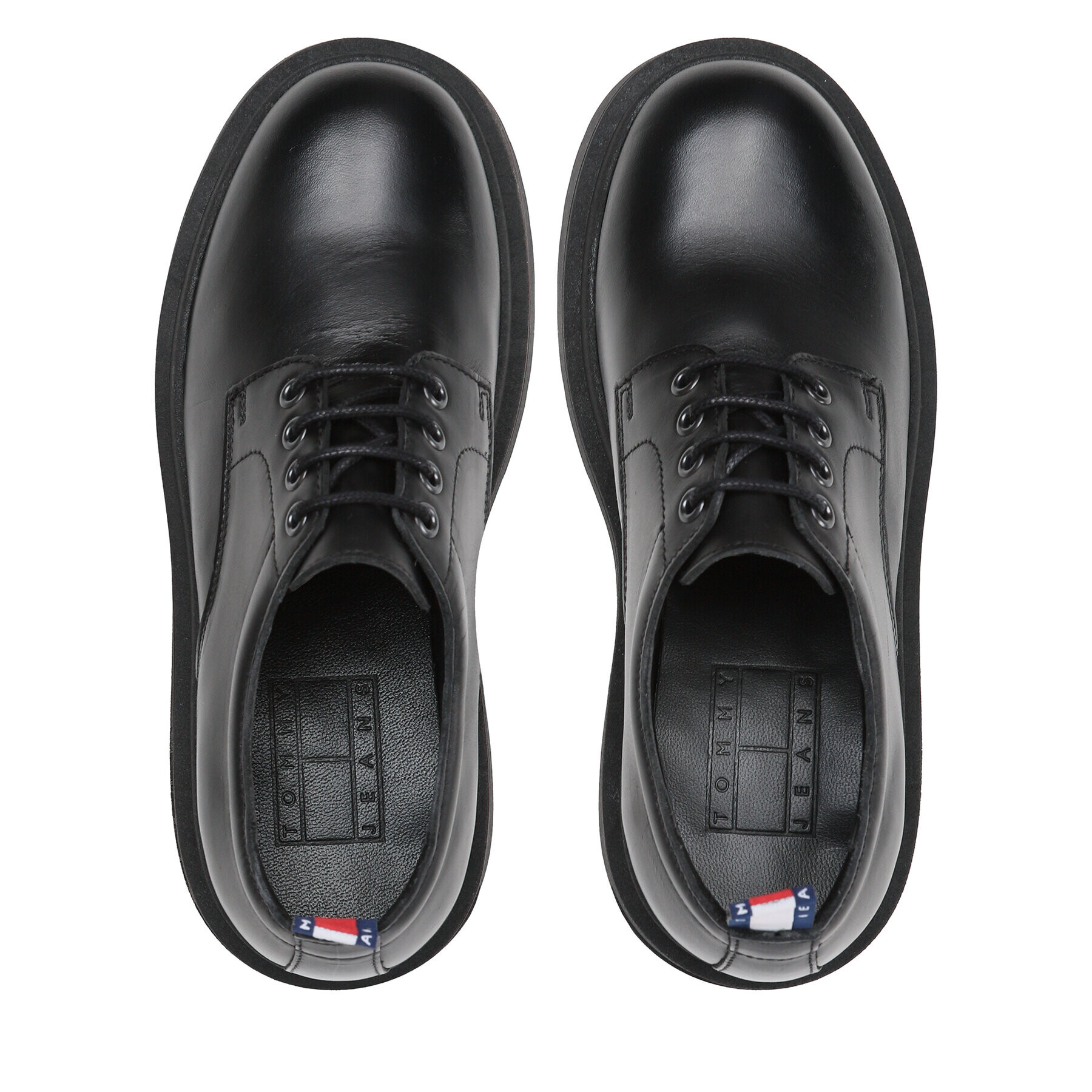 Tommy Jeans Loafers Tjw Ava Lace Up EN0EN02219 Čierna - Pepit.sk