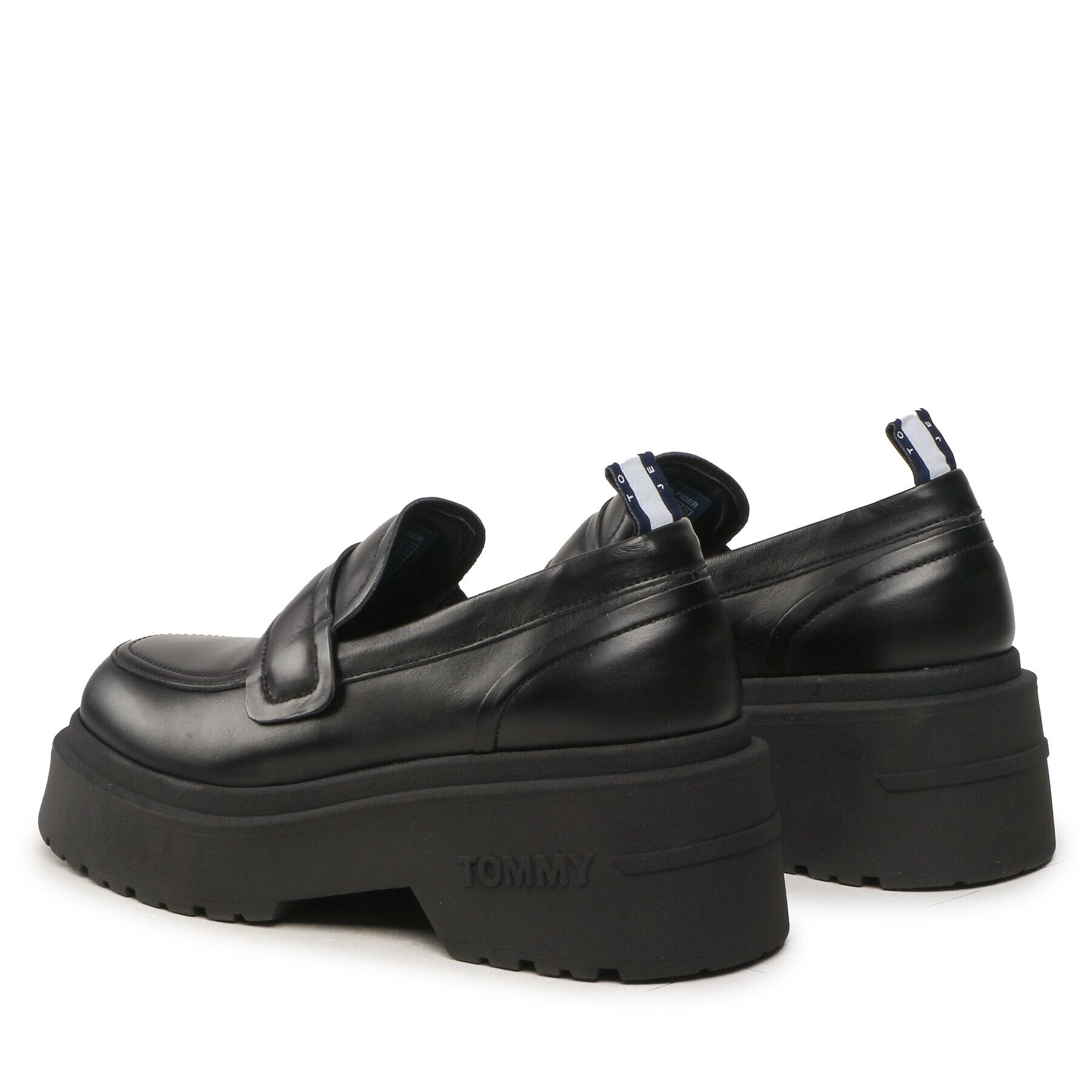 Tommy Jeans Poltopánky Tjw Ava Loafer EN0EN02218 Čierna - Pepit.sk