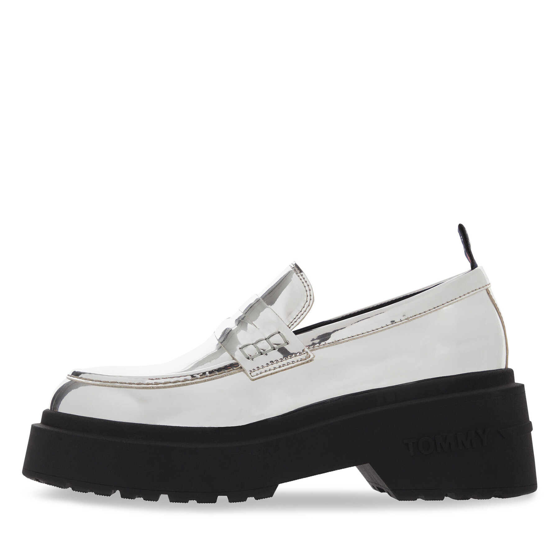 Tommy Jeans Loafers Tjw Chunky Loafer Metallic EN0EN02321 Sivá - Pepit.sk