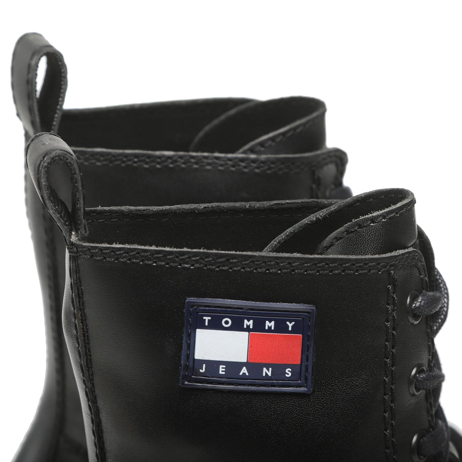 Tommy Jeans Outdoorová obuv Lace Up Heritage Boot EM0EM01091 Čierna - Pepit.sk