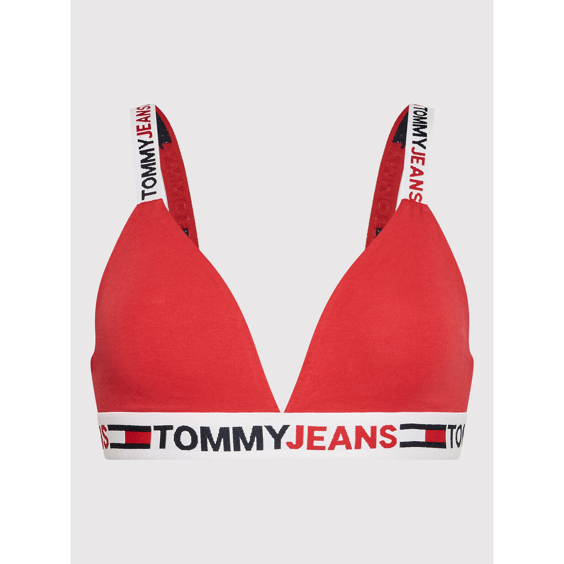 Tommy Jeans Podprsenka Bralette UW0UW03500 Červená - Pepit.sk