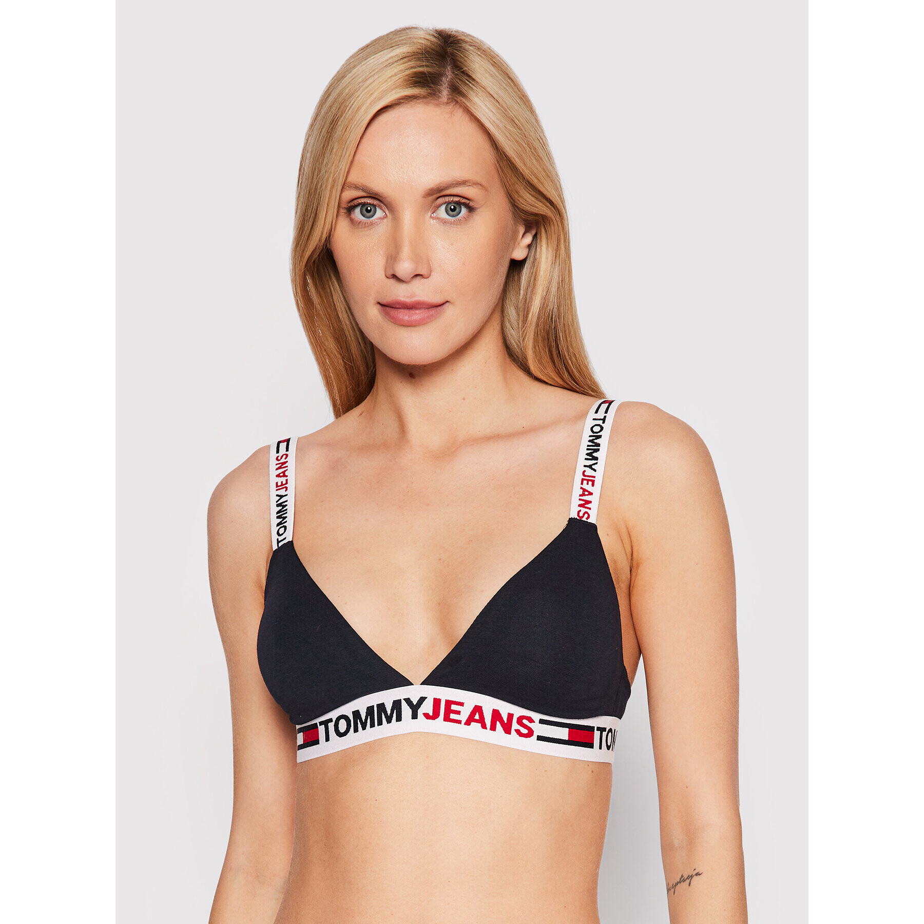 Tommy Jeans Podprsenka Bralette UW0UW03500 Tmavomodrá - Pepit.sk