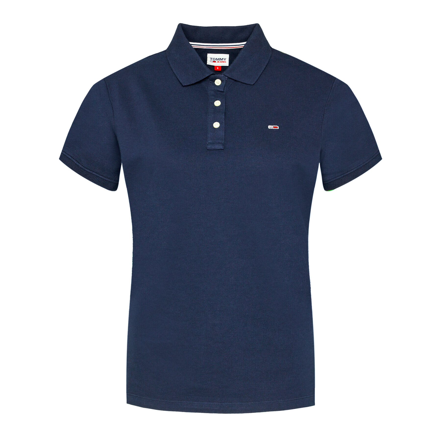 Tommy Jeans Polokošeľa Tjw DW0DW09199 Tmavomodrá Slim Fit - Pepit.sk