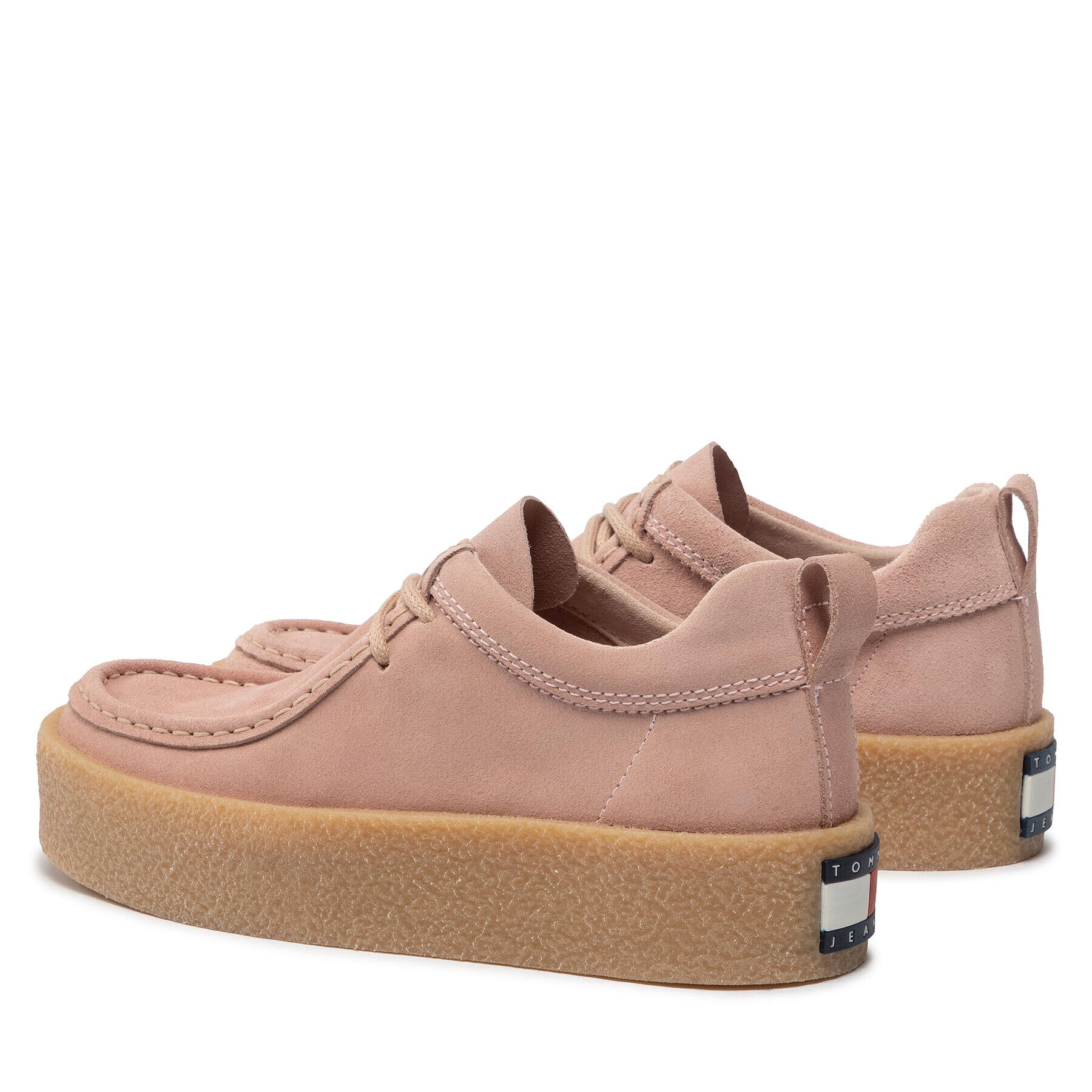 Tommy Jeans Poltopánky Suede Shoe EN0EN01906 Ružová - Pepit.sk