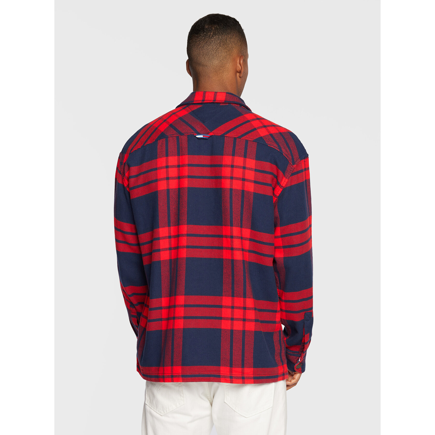 Tommy Jeans Prechodná bunda Buffalo DM0DM14176 Červená Regular Fit - Pepit.sk