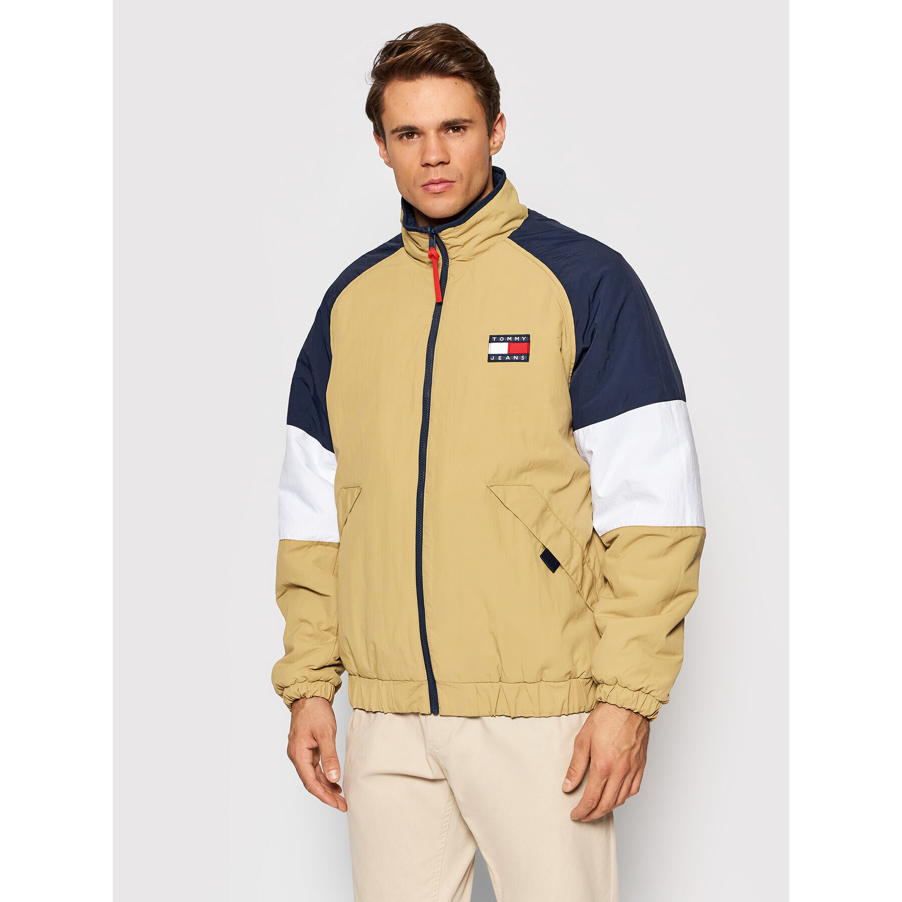 Tommy Jeans Prechodná bunda Reversible Sherpa DM0DM11859 Tmavomodrá Regular Fit - Pepit.sk