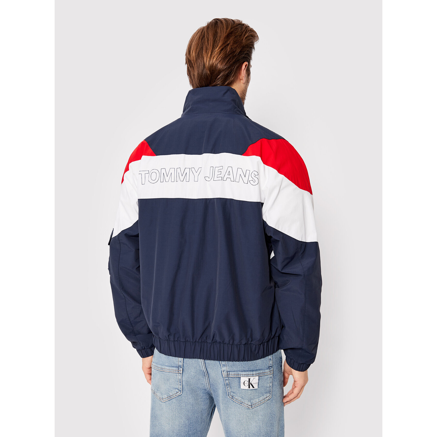 Tommy Jeans Prechodná bunda Tjm Archive DM0DM13058 Tmavomodrá Relaxed Fit - Pepit.sk