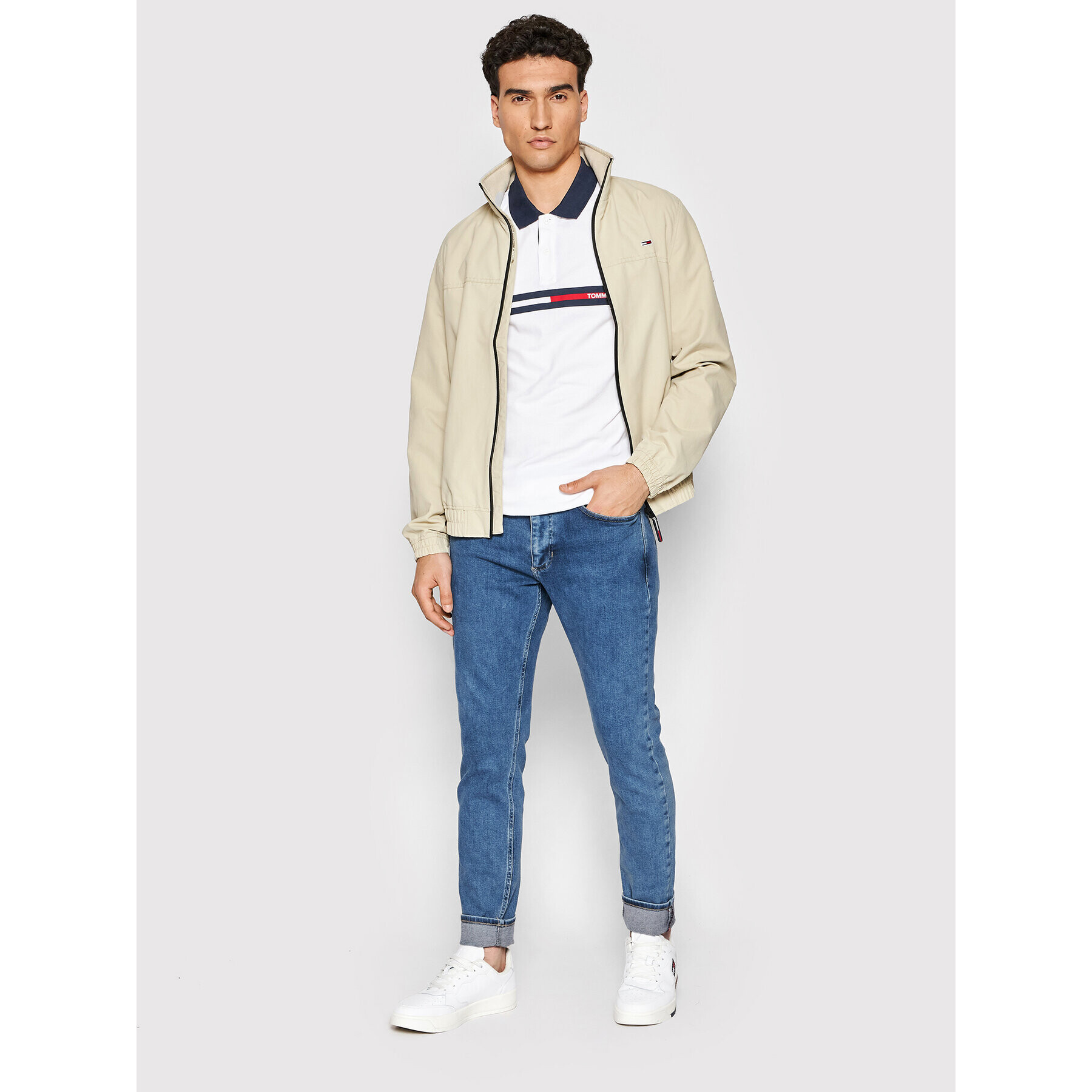 Tommy Jeans Prechodná bunda Tjm Seasonal DM0DM12303 Béžová Regular Fit - Pepit.sk