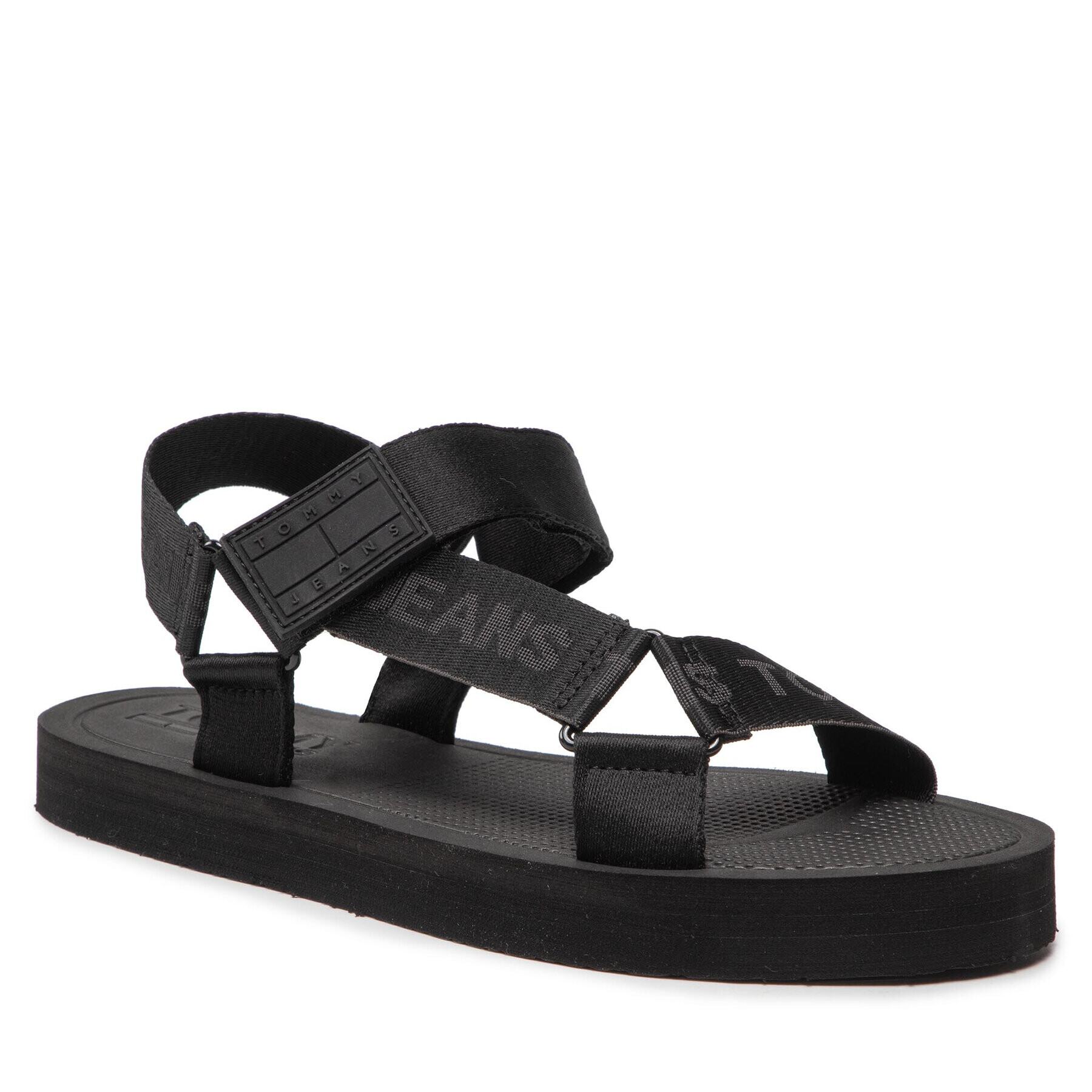 Tommy Jeans Sandále Mens Eva Sandal EM0EM00976 Čierna - Pepit.sk