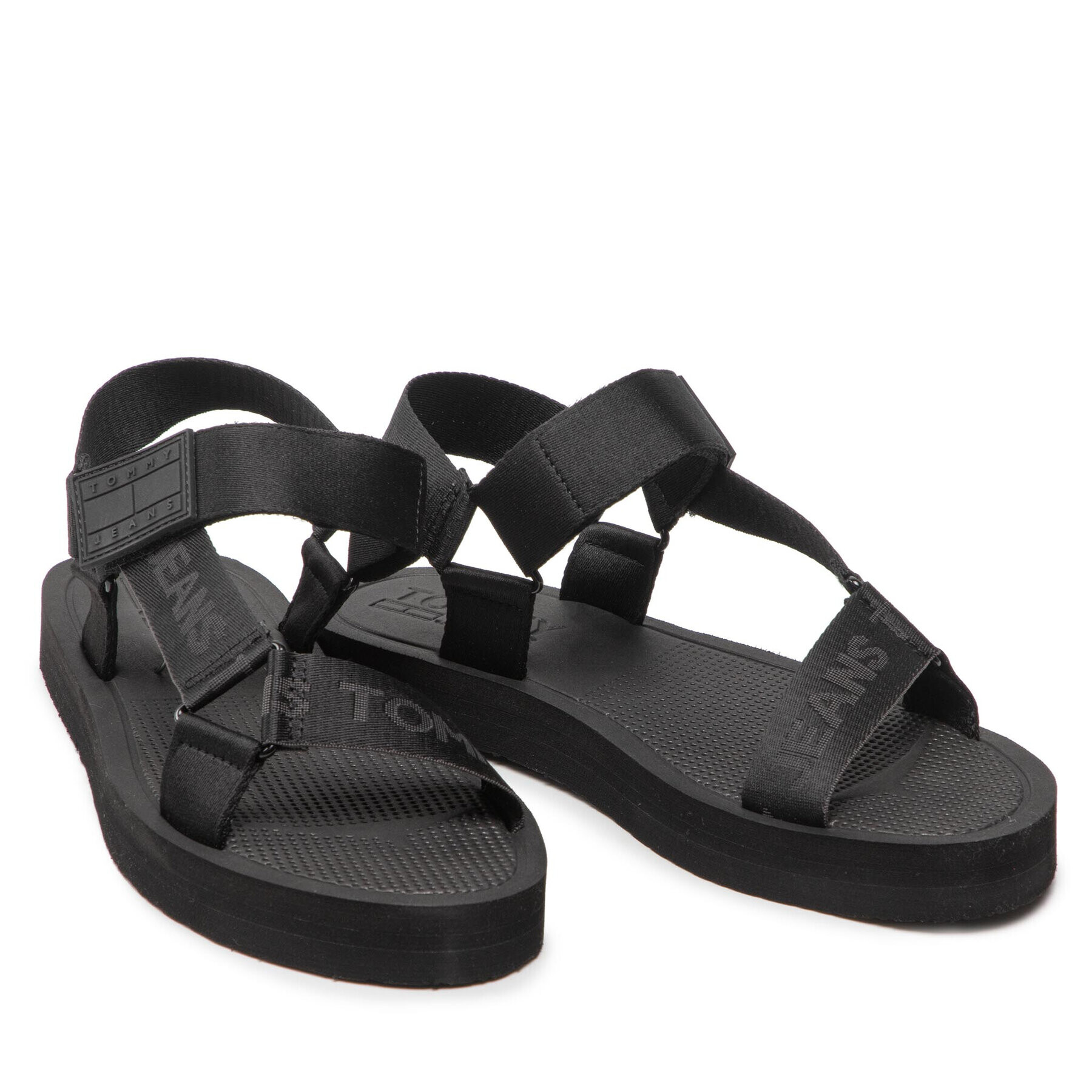 Tommy Jeans Sandále Mens Eva Sandal EM0EM00976 Čierna - Pepit.sk