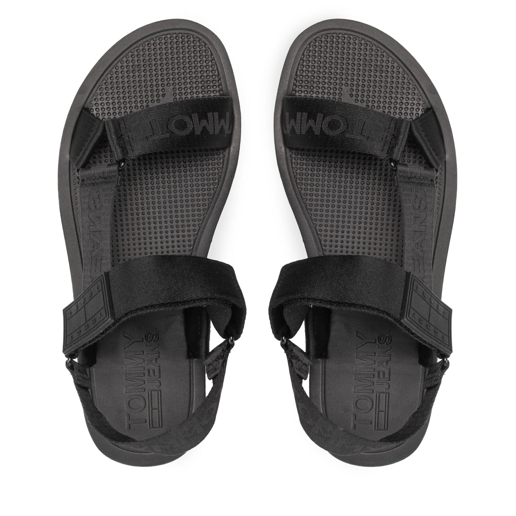 Tommy Jeans Sandále Mens Eva Sandal EM0EM00976 Čierna - Pepit.sk