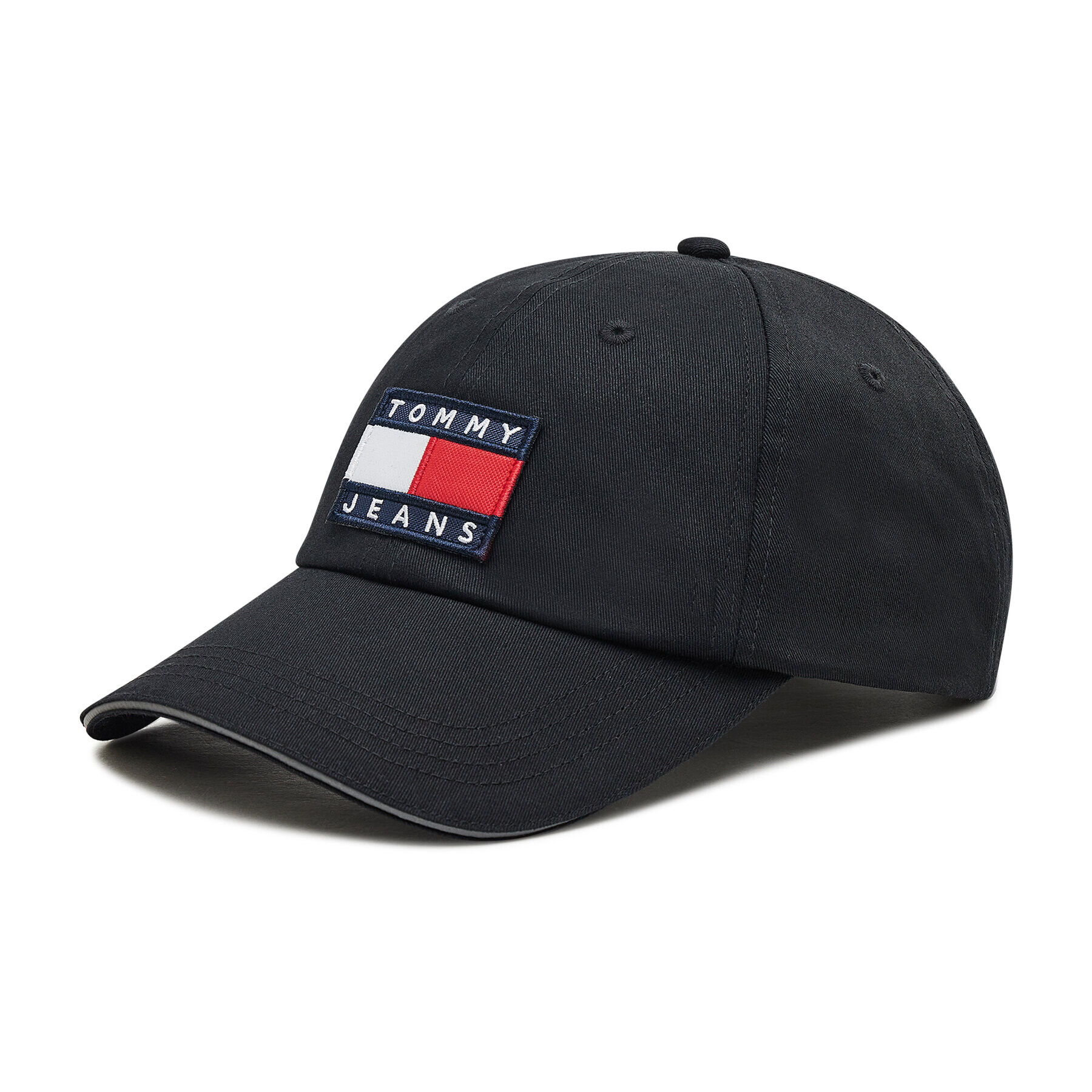 Tommy Jeans Šiltovka Heritage Cap Seasonal AM0AM08252 Čierna - Pepit.sk