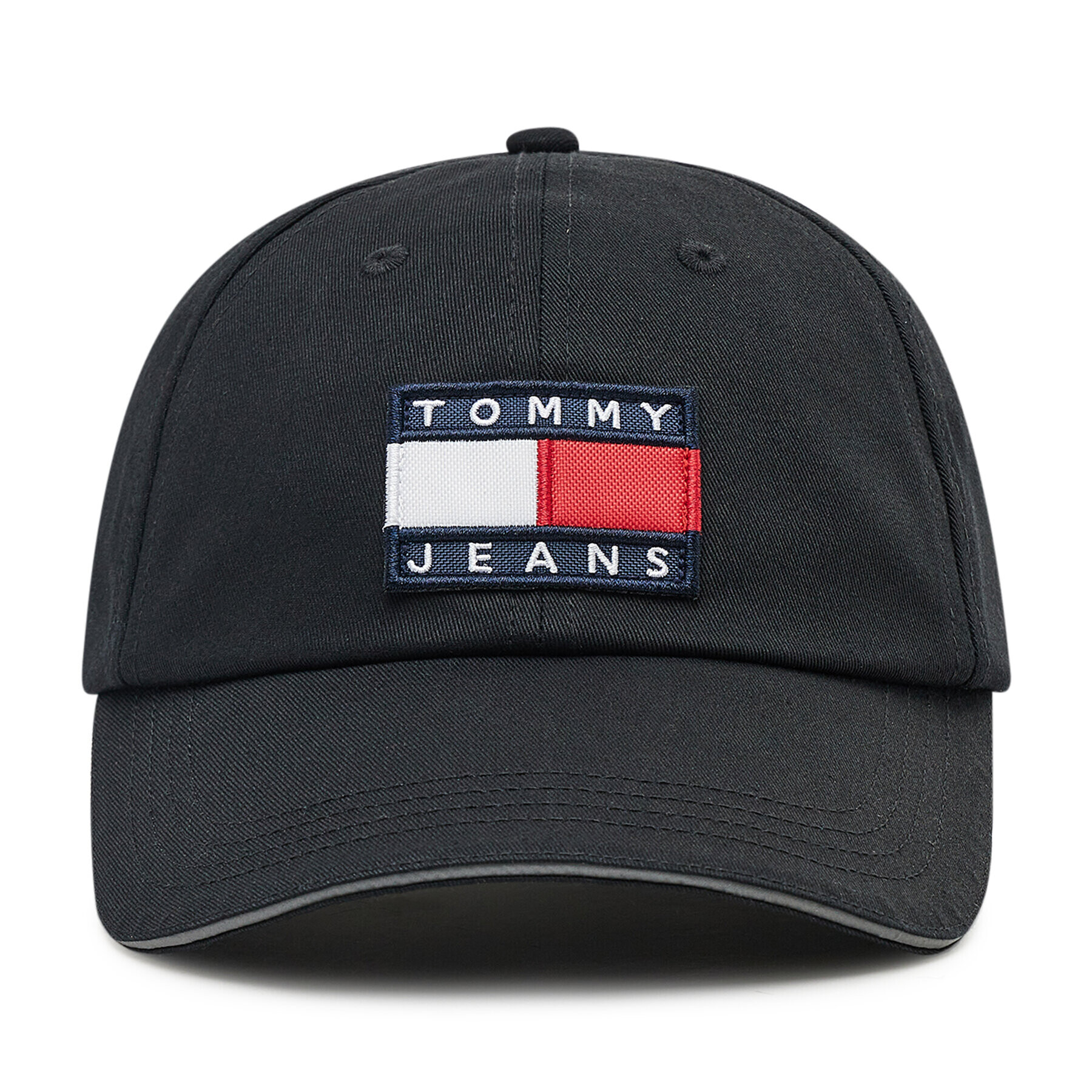 Tommy Jeans Šiltovka Heritage Cap Seasonal AM0AM08252 Čierna - Pepit.sk