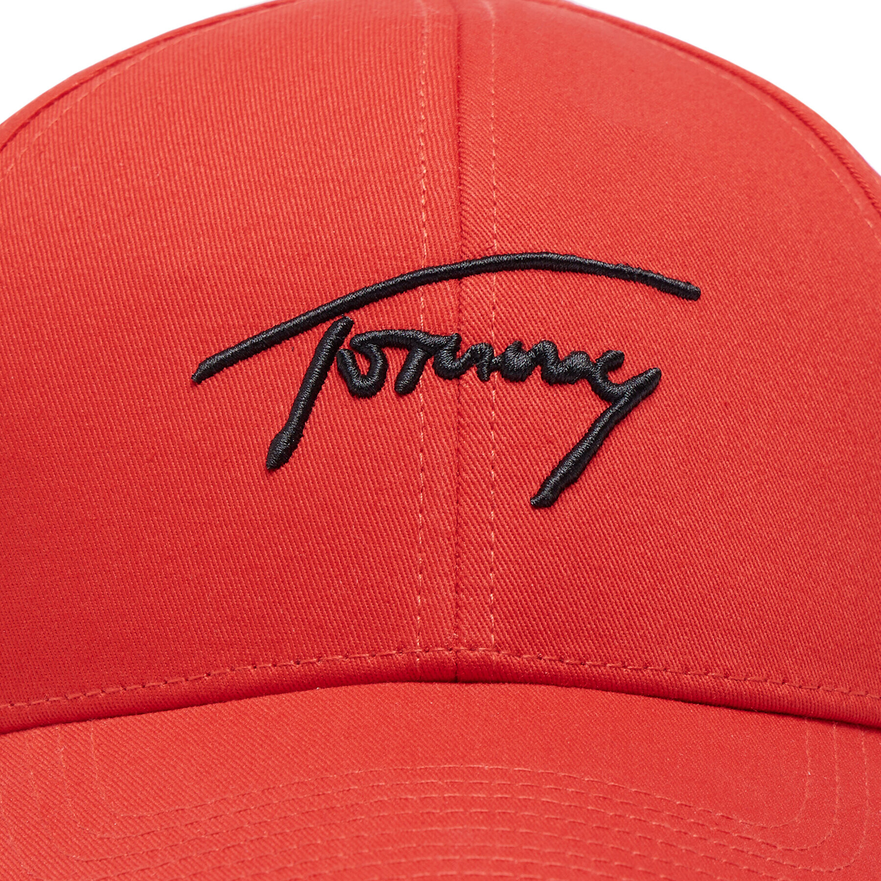 Tommy Jeans Šiltovka Signature AW0AW14700 Červená - Pepit.sk