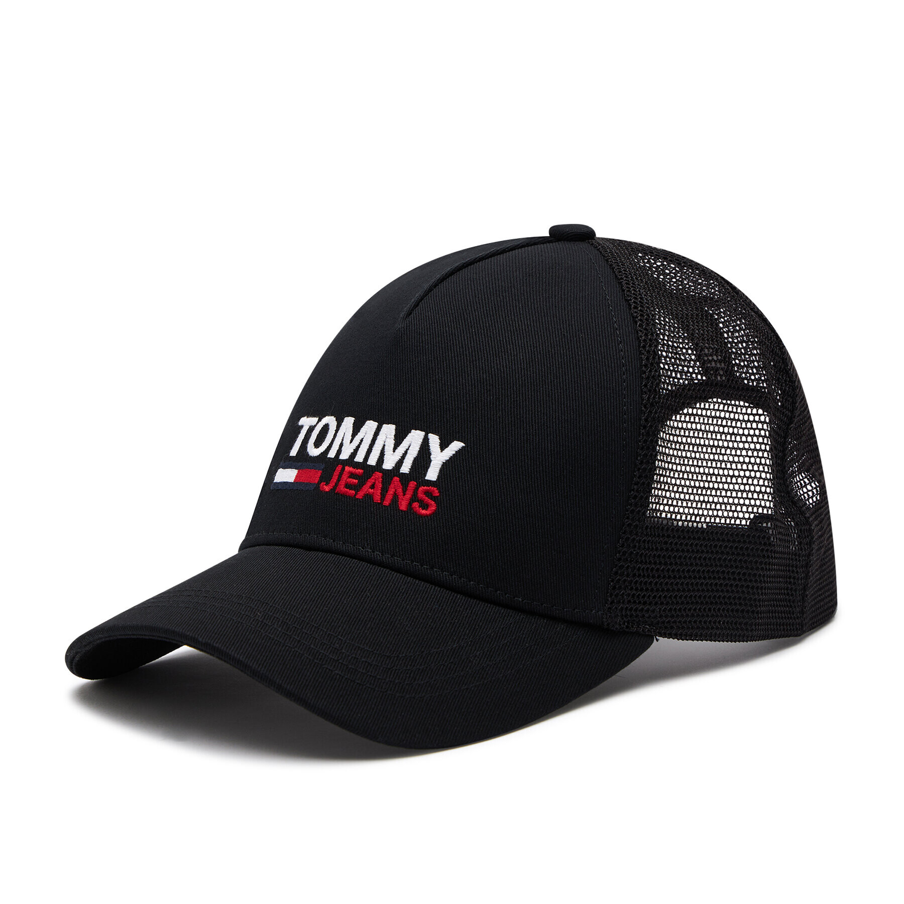 Tommy Jeans Šiltovka Tjm Flag Trucker AM0AM07172 Čierna - Pepit.sk