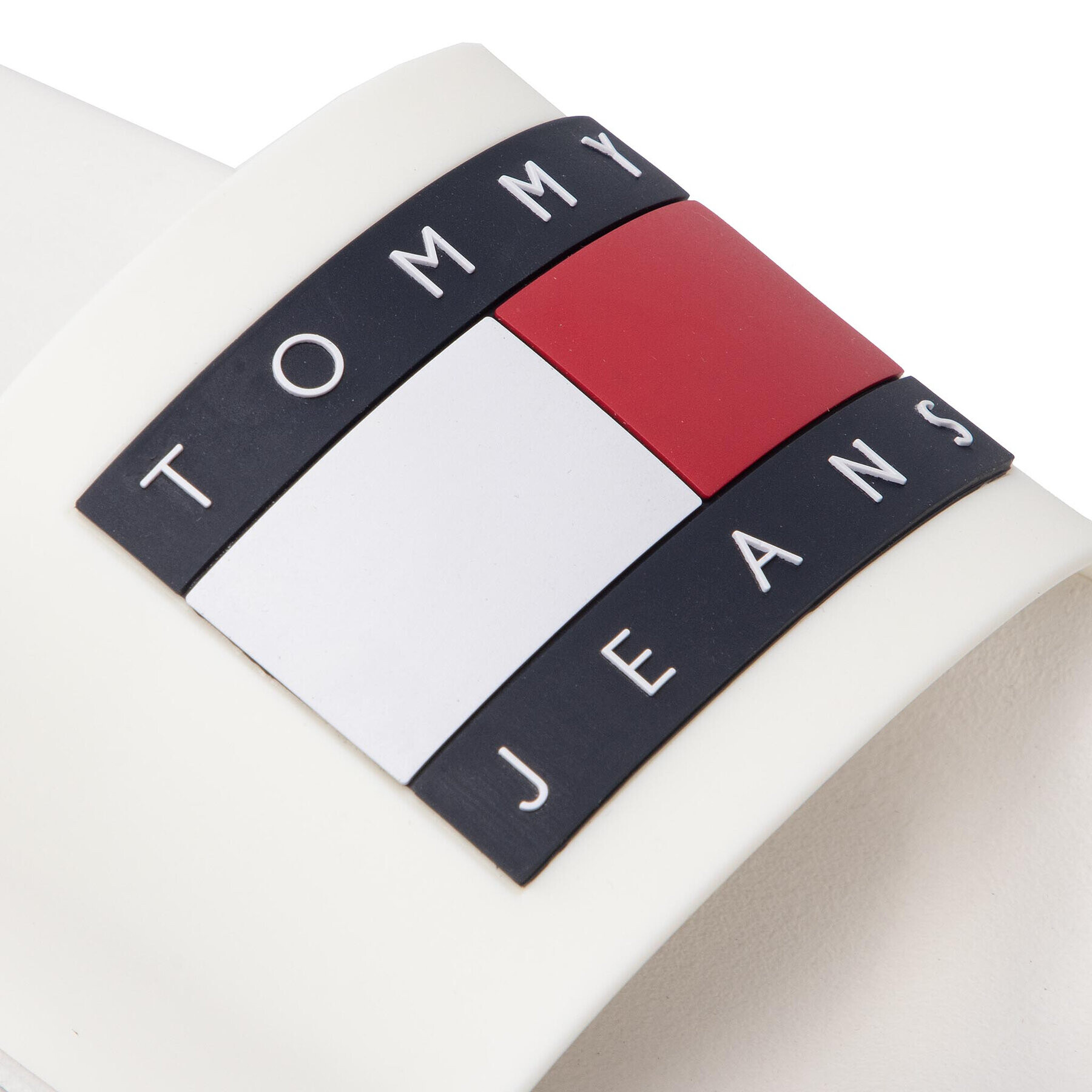 Tommy Jeans Šľapky Flag Pool Slide EM0EM01021 Biela - Pepit.sk