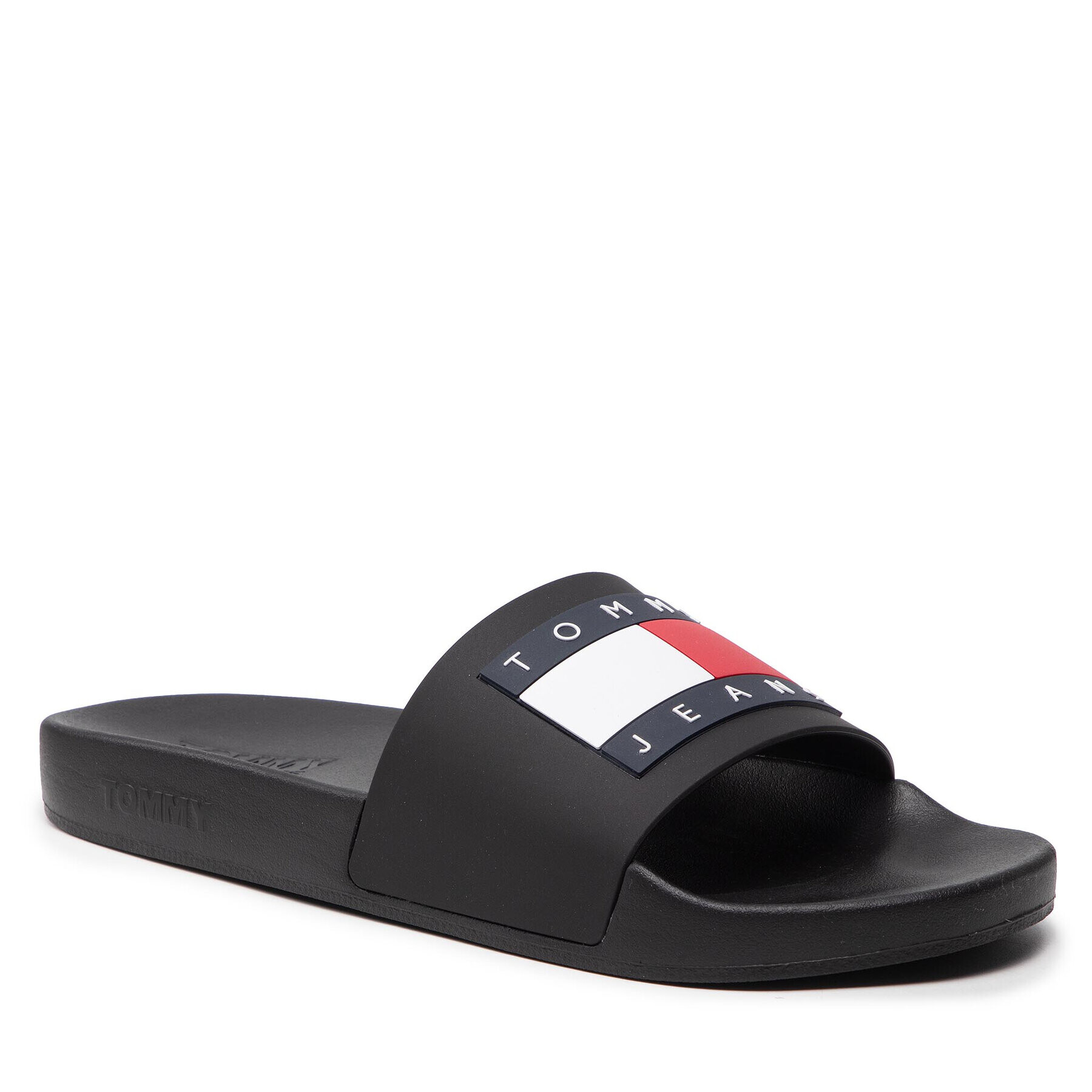 Tommy Jeans Šľapky Mens Flag Pool Slide EM0EM01021 Čierna - Pepit.sk