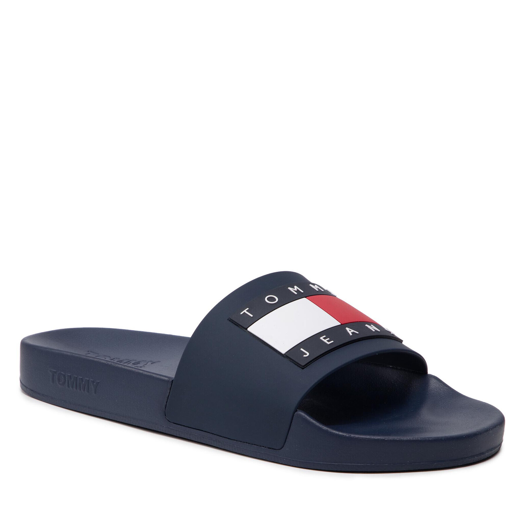 Tommy Jeans Šľapky Mens Flag Pool Slide EM0EM01021 Tmavomodrá - Pepit.sk