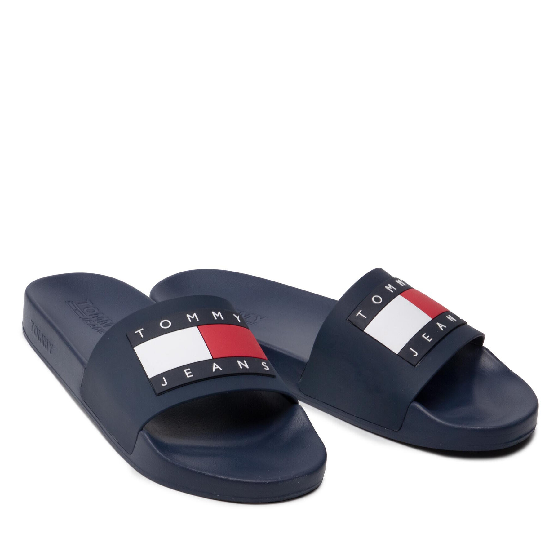 Tommy Jeans Šľapky Mens Flag Pool Slide EM0EM01021 Tmavomodrá - Pepit.sk