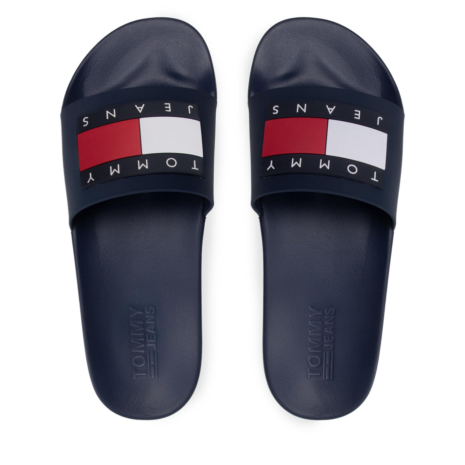 Tommy Jeans Šľapky Mens Flag Pool Slide EM0EM01021 Tmavomodrá - Pepit.sk